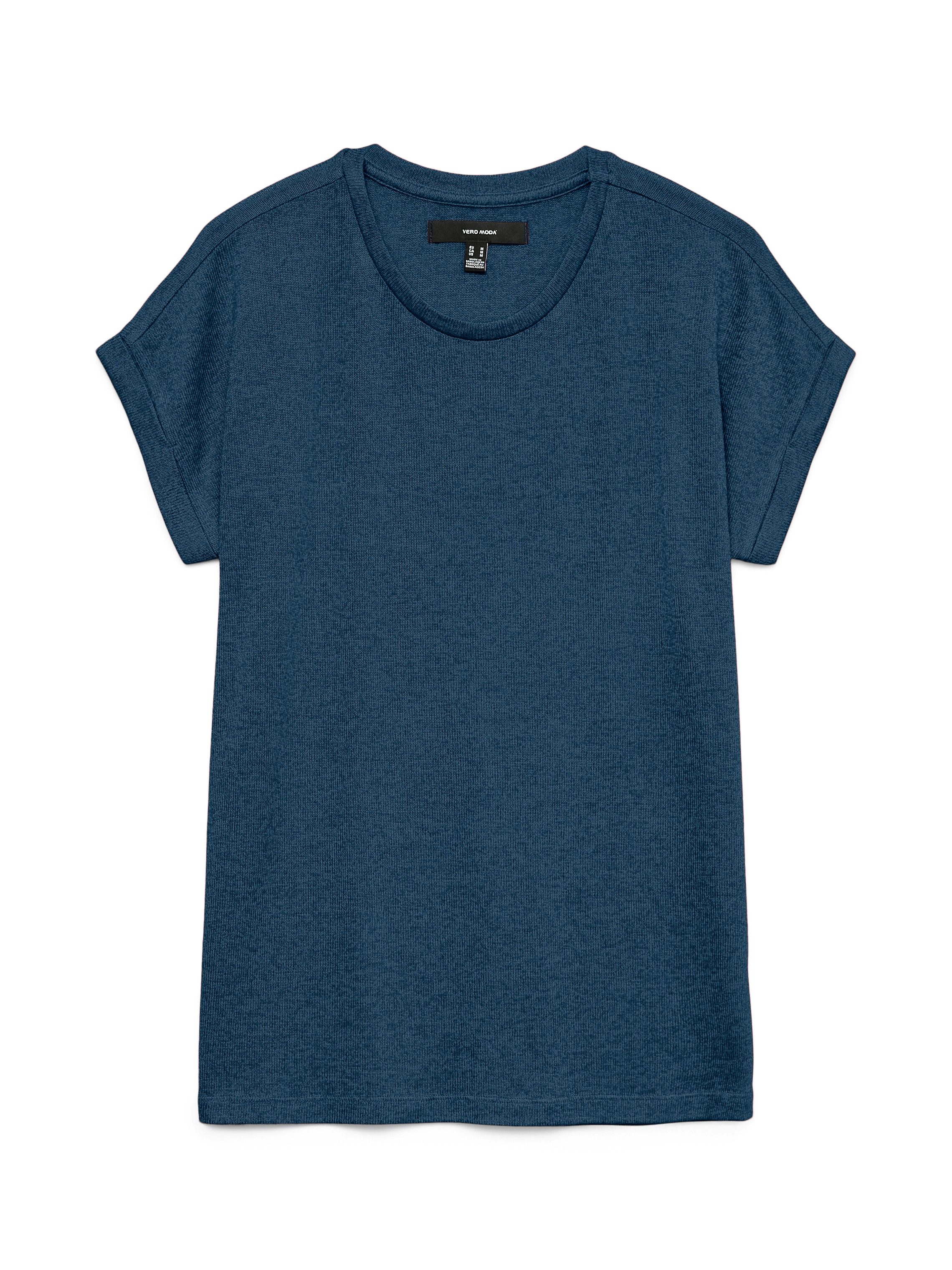 Vero Moda Kurzarmpullover VMBRIANNA SS O-NECK PULLOVER BOO REP mit überschn günstig online kaufen