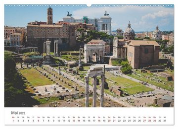CALVENDO Wandkalender Rom - Die wunderschöne Hauptstadt Italiens. (Premium, hochwertiger DIN A2 Wandkalender 2023, Kunstdruck in Hochglanz)