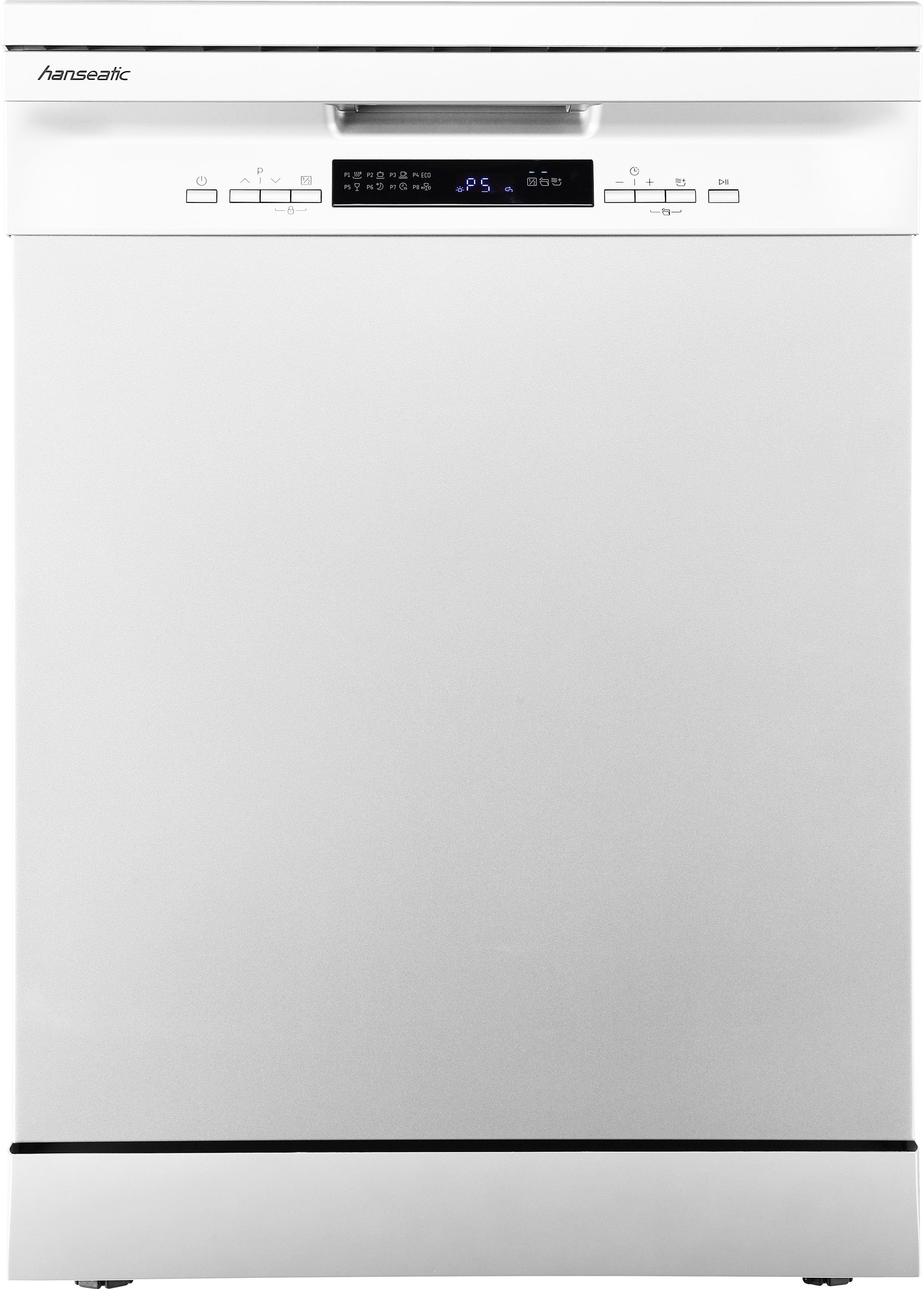 Hanseatic Standgeschirrspüler HG6085D137635QW, 14 Maßgedecke. Reduzierter Preis € 349,99. Unverbindliche Preisempfehlung € 399,99