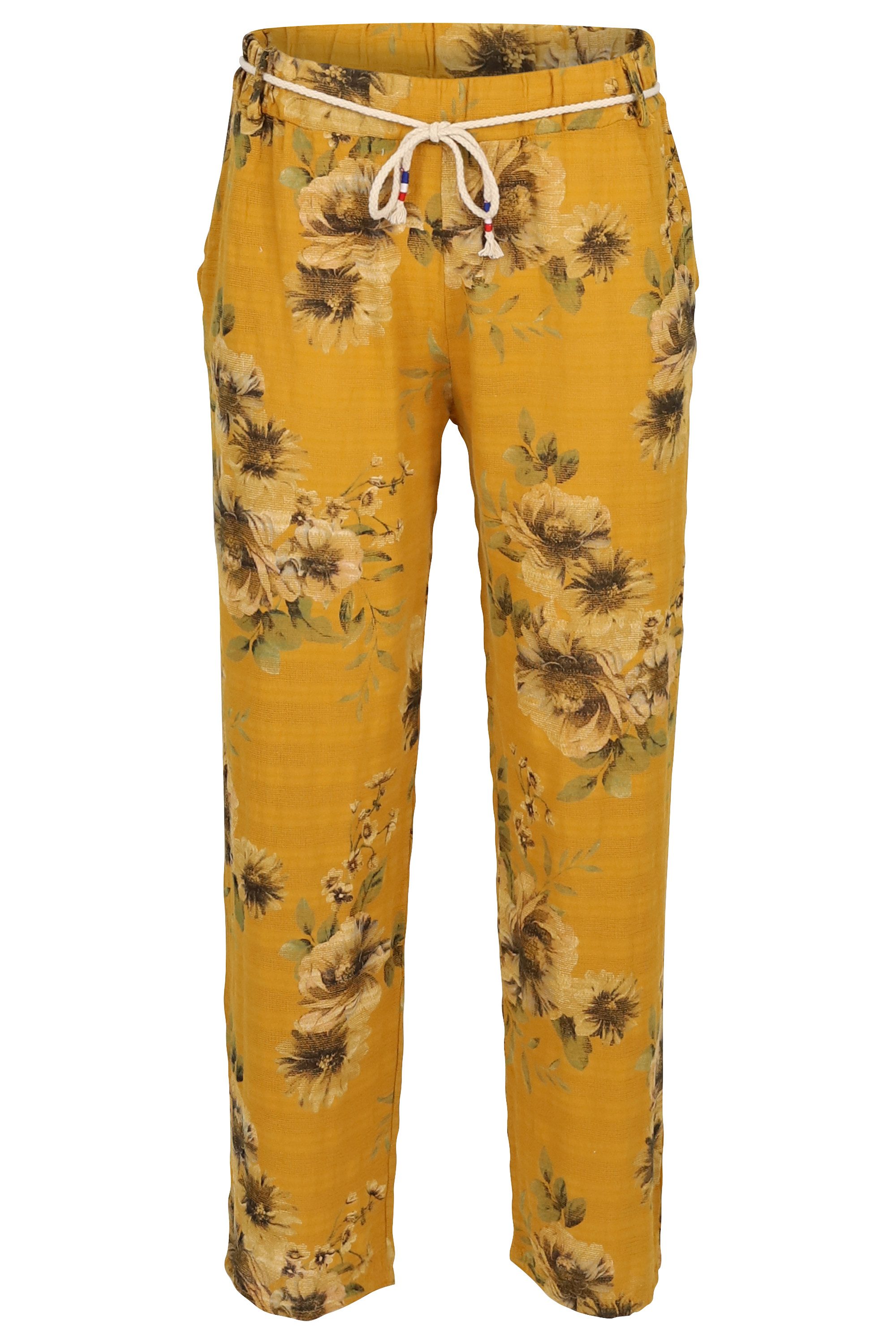 Stoffhose Vintage Sommerhose Blumenprint 2020
