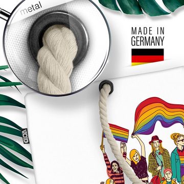 VOID Strandtasche (1-tlg), LGBTQ Familie Menschen Gruppe Stolz Gay pride flag parade club LGBTQ
