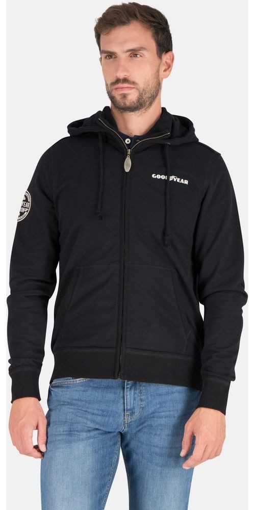 Goodyear Sweatjacke Richmond Kapuzensweatjacke mit Reißverschluss normale Passform