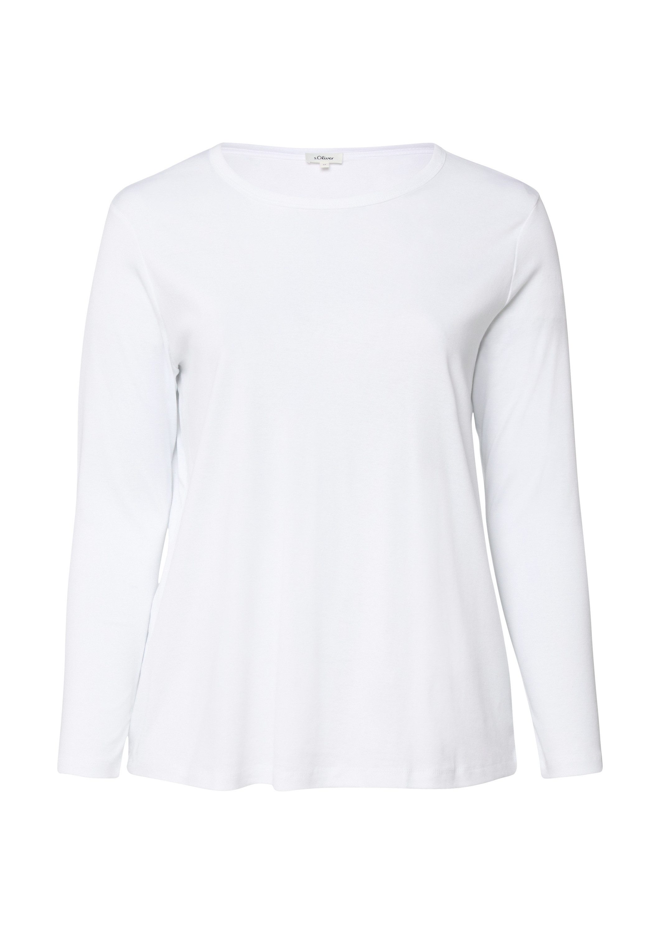 s.Oliver Langarmshirt T-Shirt Basic Longsleeve aus Baumwolle günstig online kaufen
