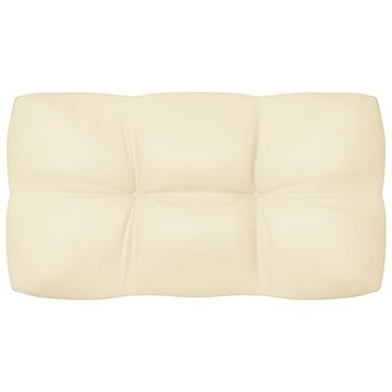 vidaXL Sitzauflage Palettensofa-Auflagen 7 Stk. Creme, (7 St)