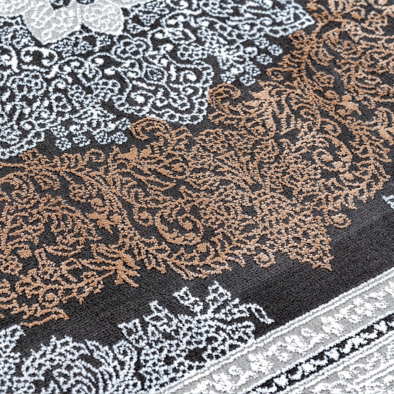 Carpetilla Teppich Designer Teppich Wohnzimmer Schlafzimmer Flur, Klassischer Läufer mit Kunstvollem Ornamenten Wohnzimmer Teppich – Bild 4 von 5
