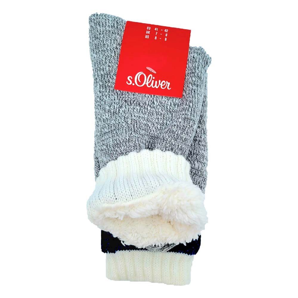 s.Oliver Kuschelsocken Kuschelsocken mit Teddyfellfütterung von günstig online kaufen