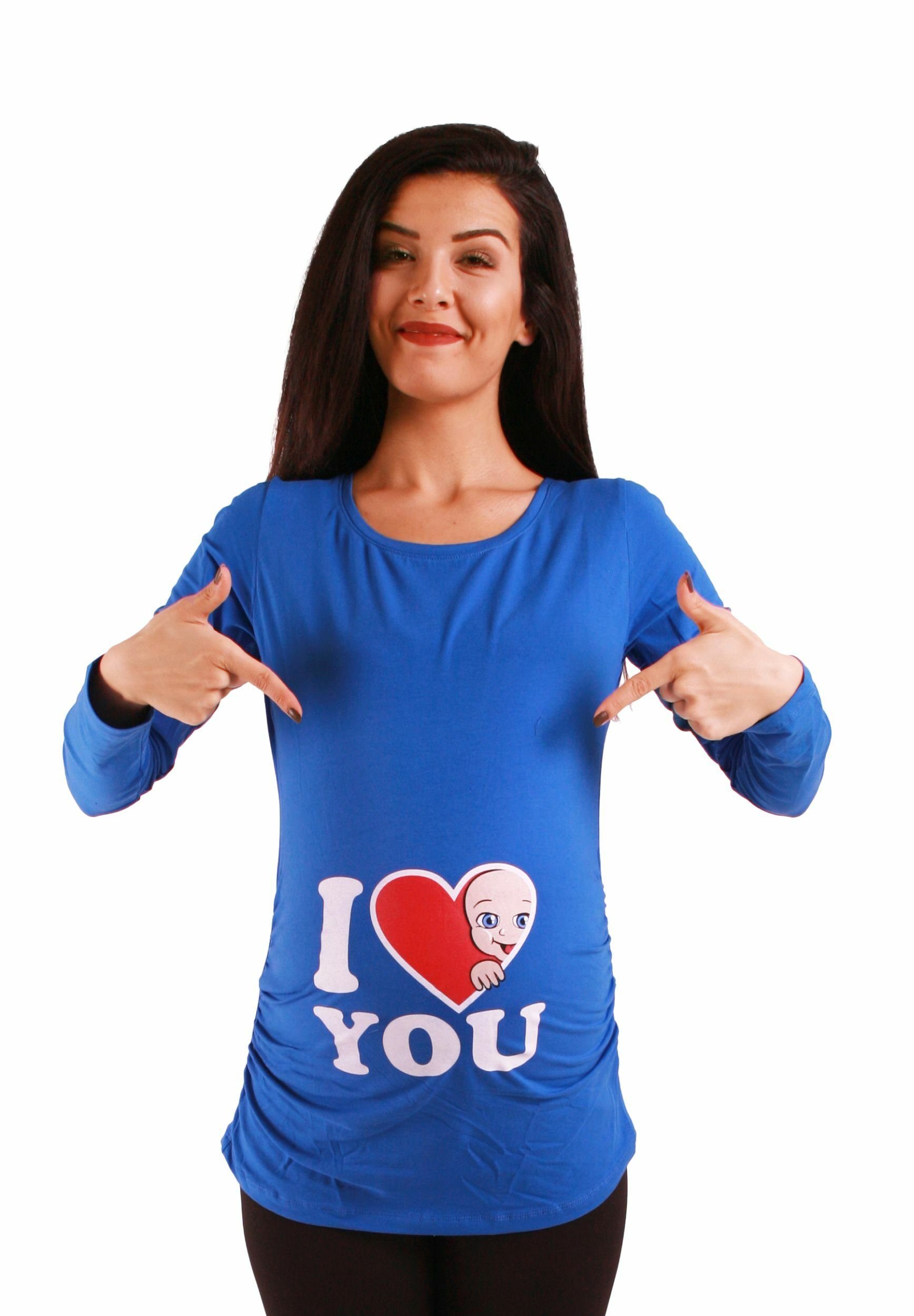 M.M.C. Umstandsshirt I Love You mit Motiv