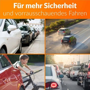 Upgrade4cars Autospiegel Toter Winkel Spiegel Universal, Auto Zusatzspiegel Außen, Autozubehör Accessoires für Frauen & Männer