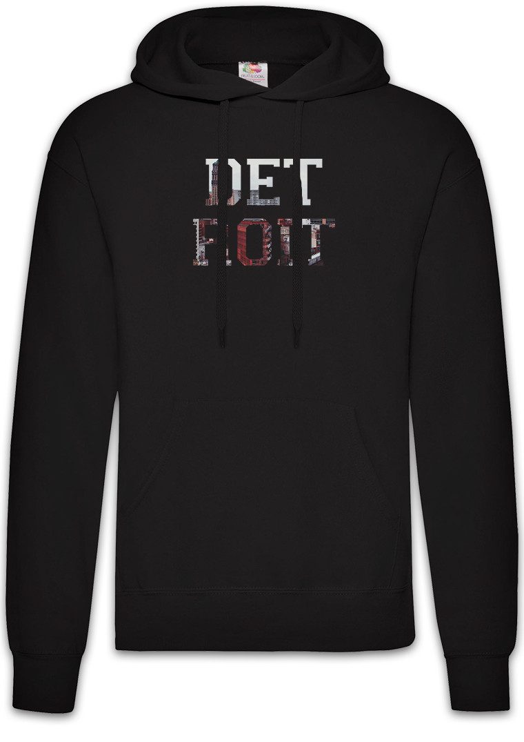 Hoodie Detroit Herren Hoodie Michigan Skyline Stadt City USA Amerika Rock US