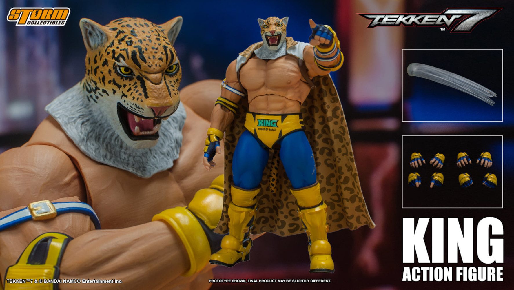 Storm Collectibles Actionfigur Storm Collectibles Tekken 7 King 1:12 Scale Actionfigur