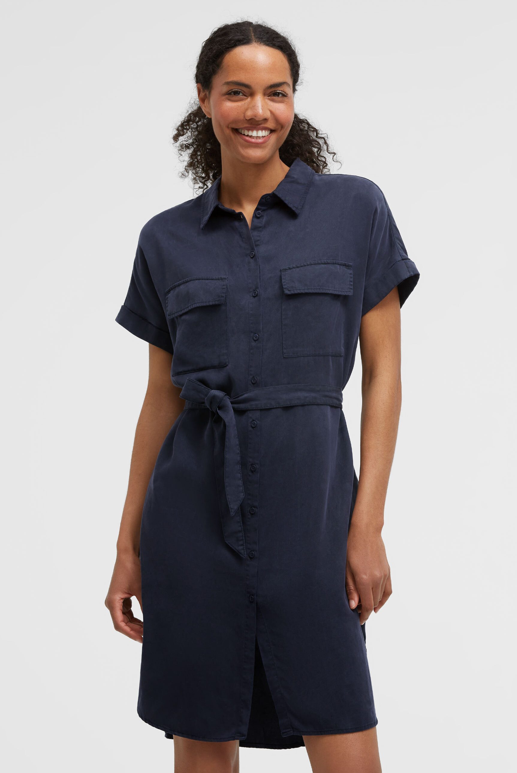 SENSES.THE LABEL Sommerkleid mit Bindegürtel