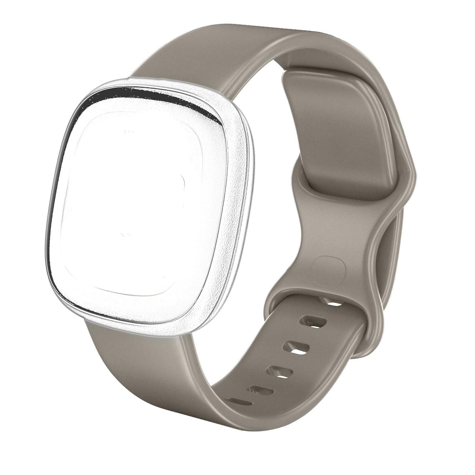 CoolGadget Smartwatch-Armband Fitnessarmband aus TPU / Silikon, für Fitbit Versa 3 / 4 Sport Uhrenarmband Fitness Band Unisex Größe L