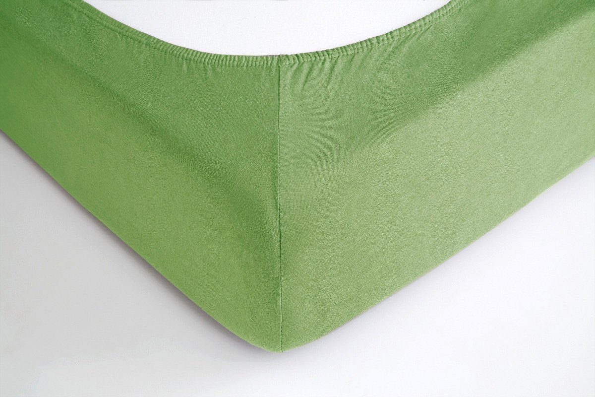 Hometex Premium Textiles Spannbettlaken Premium Boxspringbett Spannbetttuch ideal für Wasserbett und Matratzen, Jersey, Gummizug: Rundumgummizug, Spannbettlaken – Bild 5 von 5