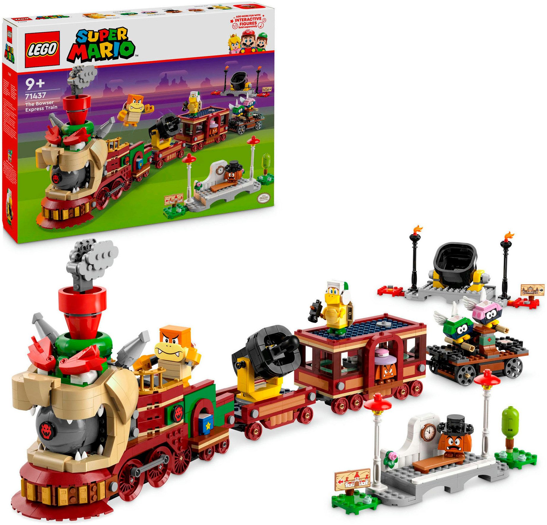 LEGO® Der Bowser-Schnellzug (71437), LEGO Super Mario Konstruktionsspielste günstig online kaufen