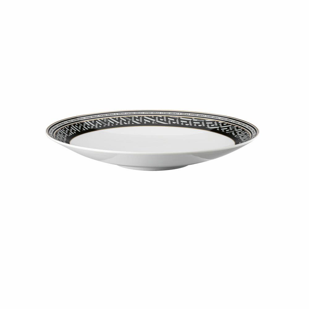 Rosenthal meets Versace Teller Gourmetteller La Greca Signature Black 28 cm