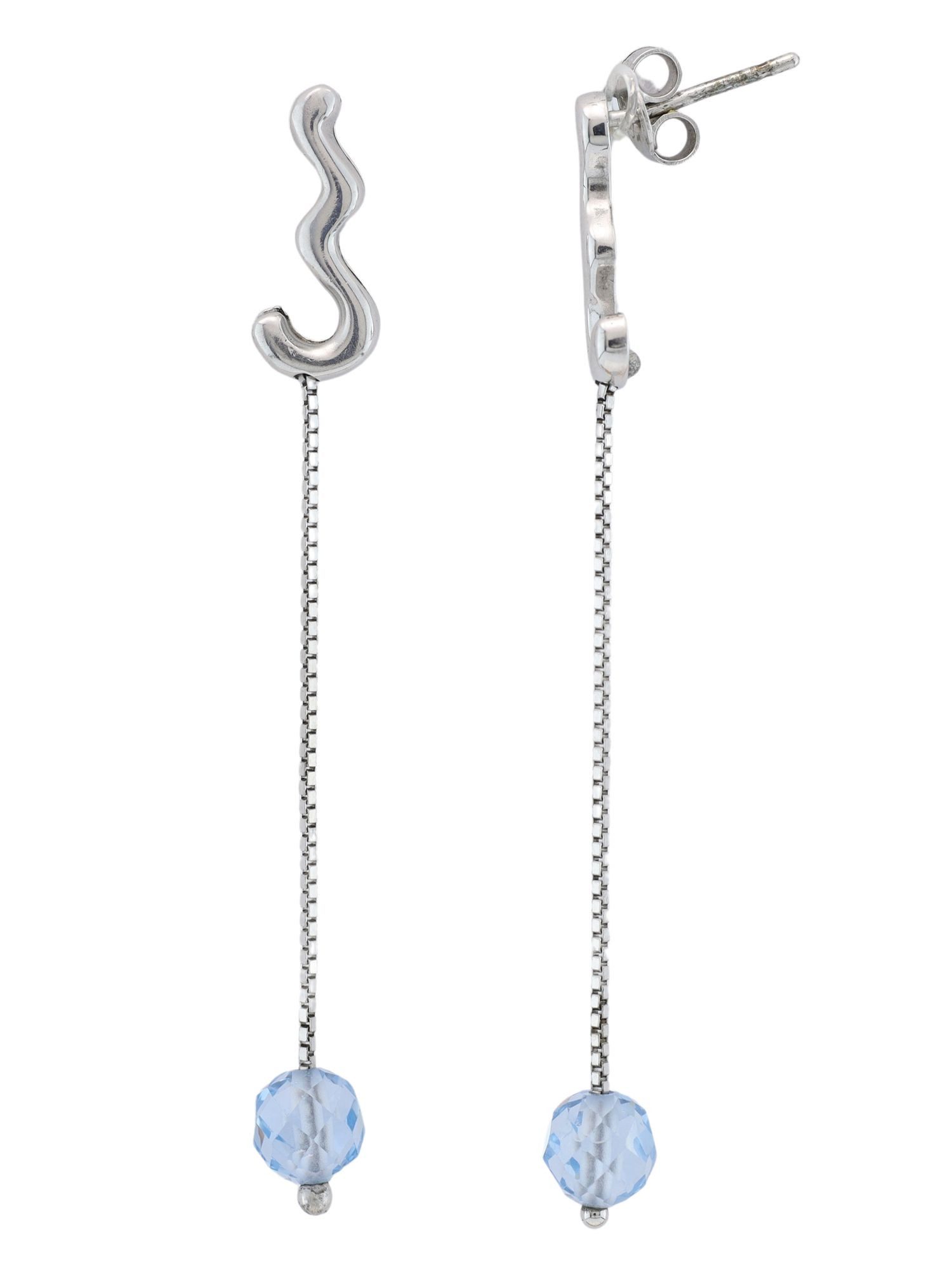 Miamar Ohrring-Set 932929, MIAMAR 0932929 Damen Ohrringe Sterling-Silber 925 Silber blau