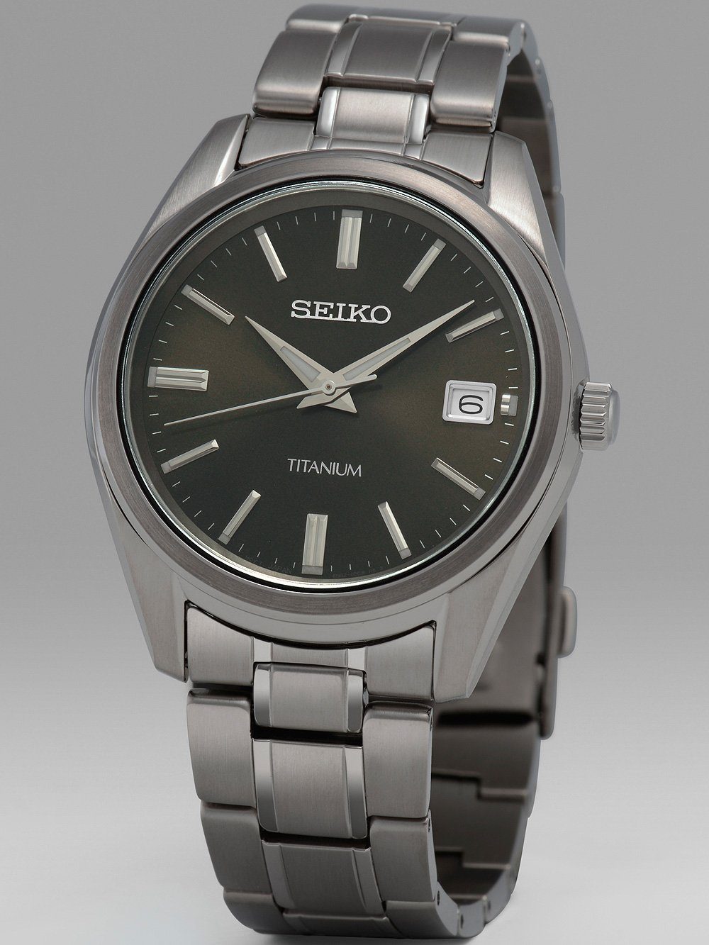 Seiko Quarzuhr Seiko SUR375P1Conceptual Series Titanium m. Saphirglas Herrenuhr 40mm Seiko SUR375P1Conceptual Series Titanium m. Saphirglas Herrenuhr 40mm 10ATM