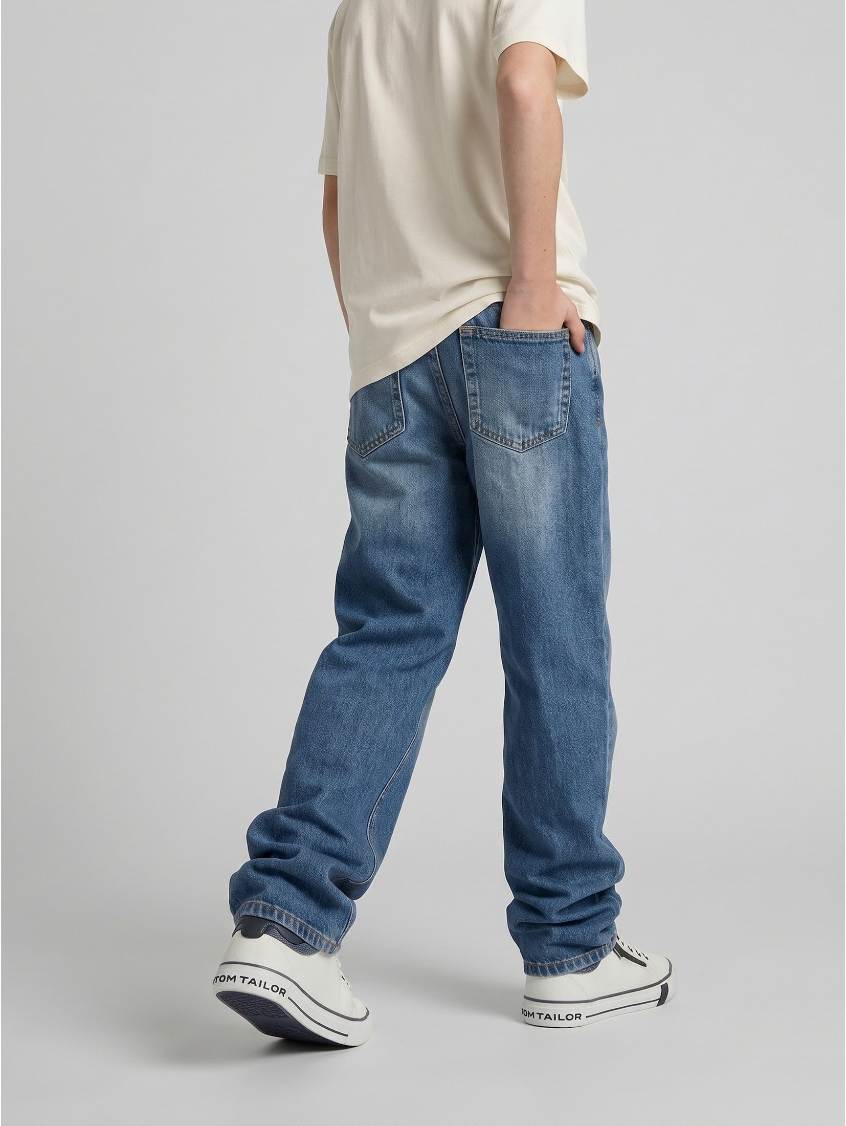 TOM TAILOR Weite Jeans Jeanshosen Baggy Fit Jeans – Bild 4 von 5