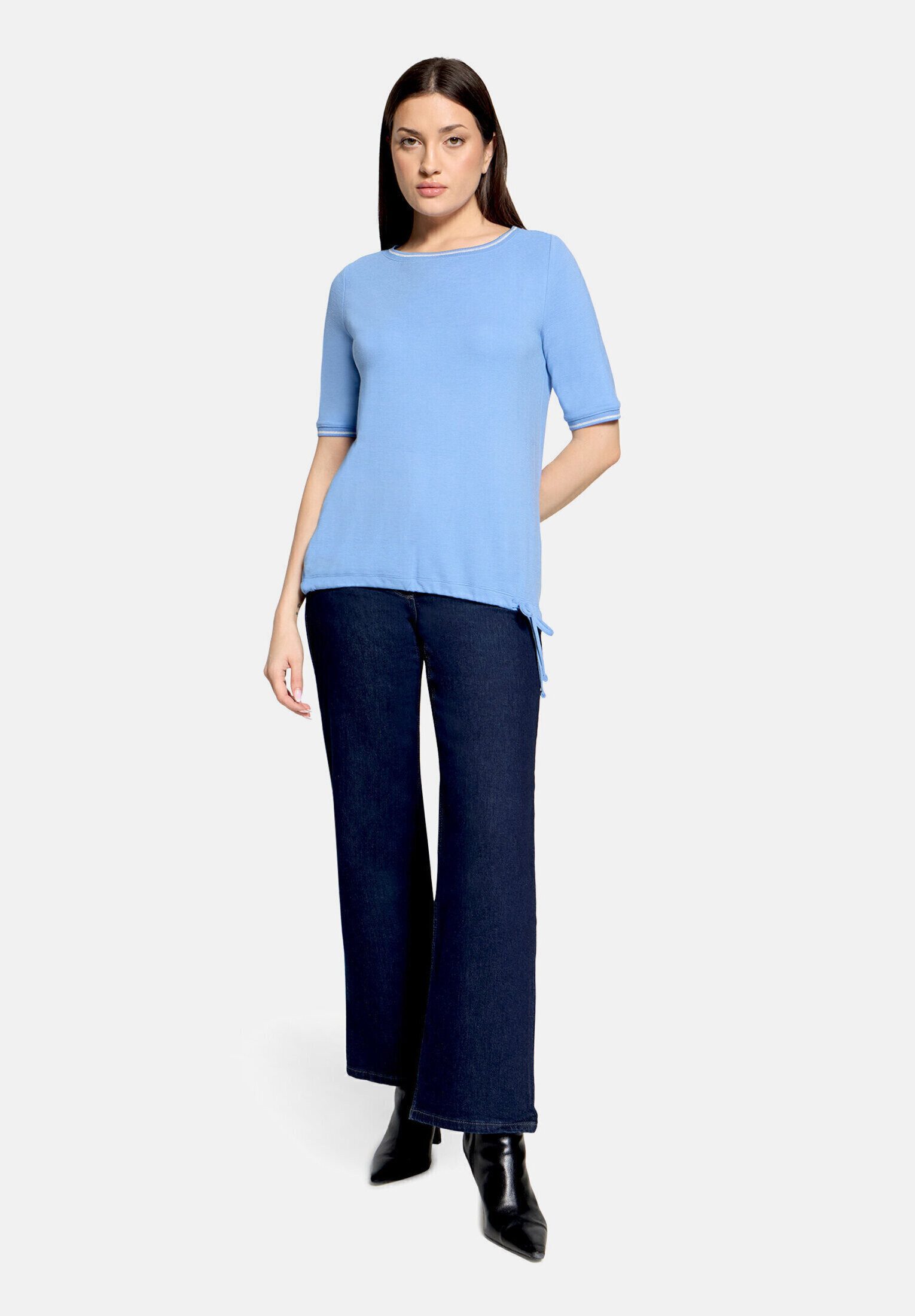 Betty Barclay Kurzarmshirt Damen mit Tunnelzug (1-tlg)