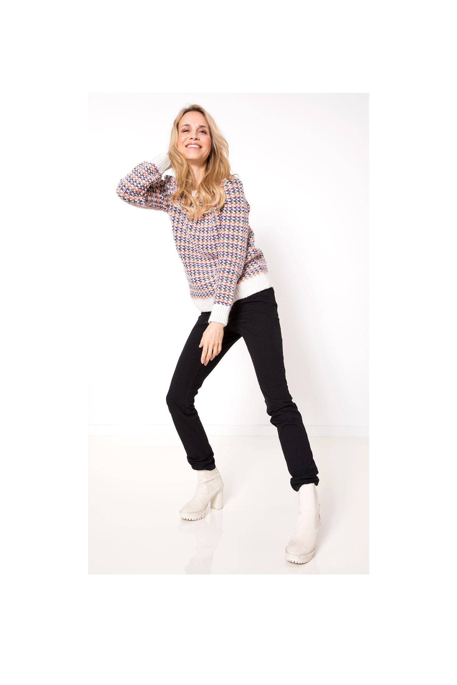 SER T-Shirt Pullover Rundhals Multucolour W8230200 auch in großen Größen günstig online kaufen