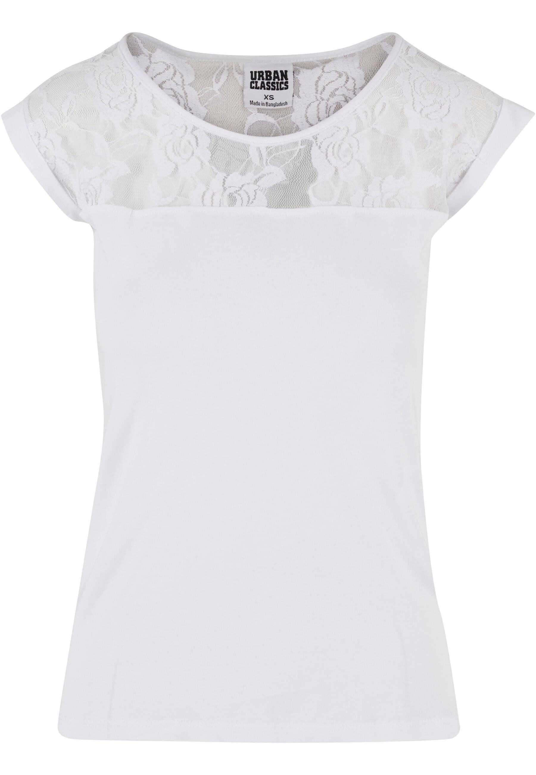 URBAN CLASSICS Kurzarmshirt Urban Classics Damen Ladies Top Laces Tee (1-tl günstig online kaufen