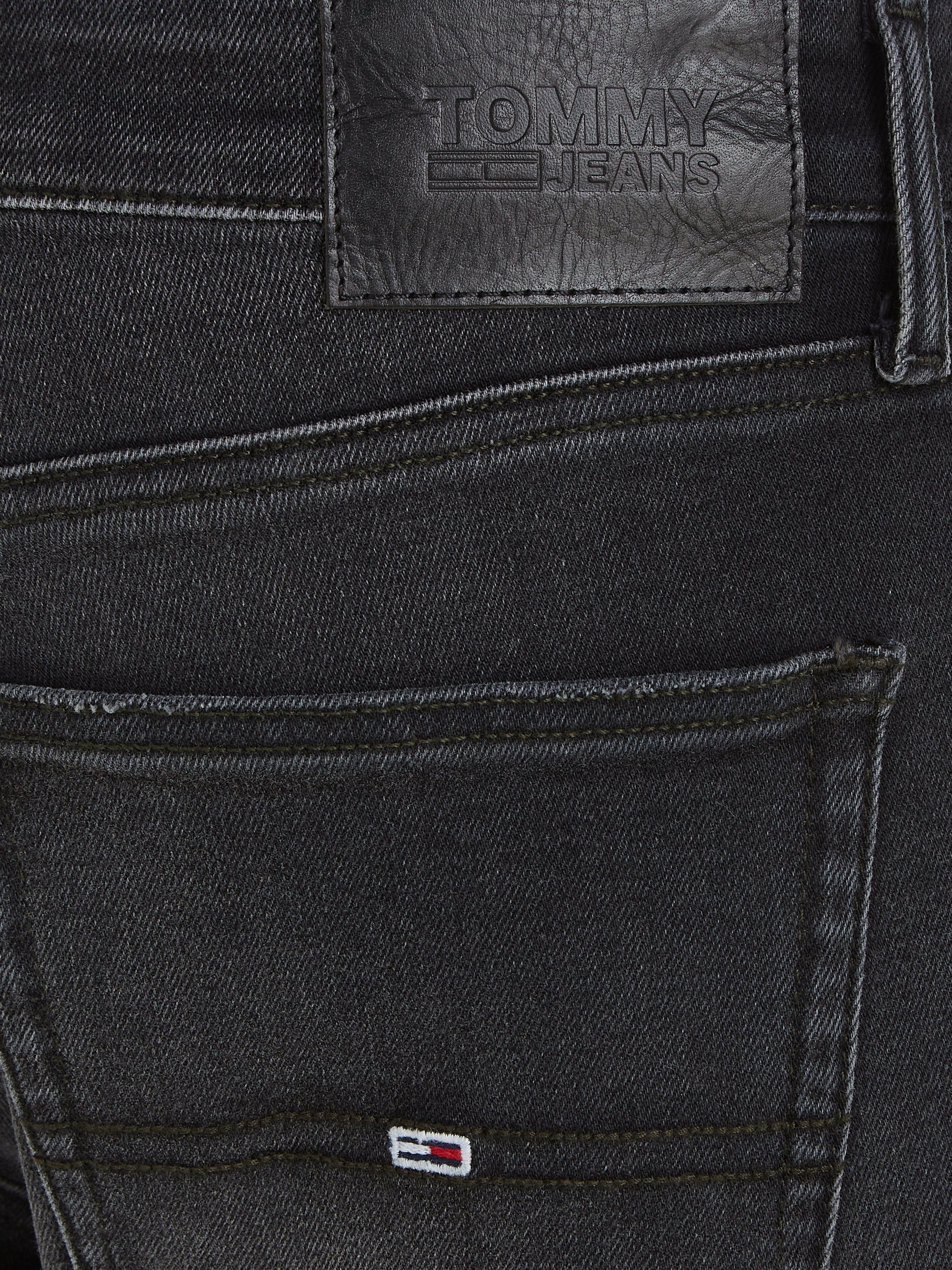 SCANTON Tommy Jeans SLIM Denim Black 5-Pocket-Jeans