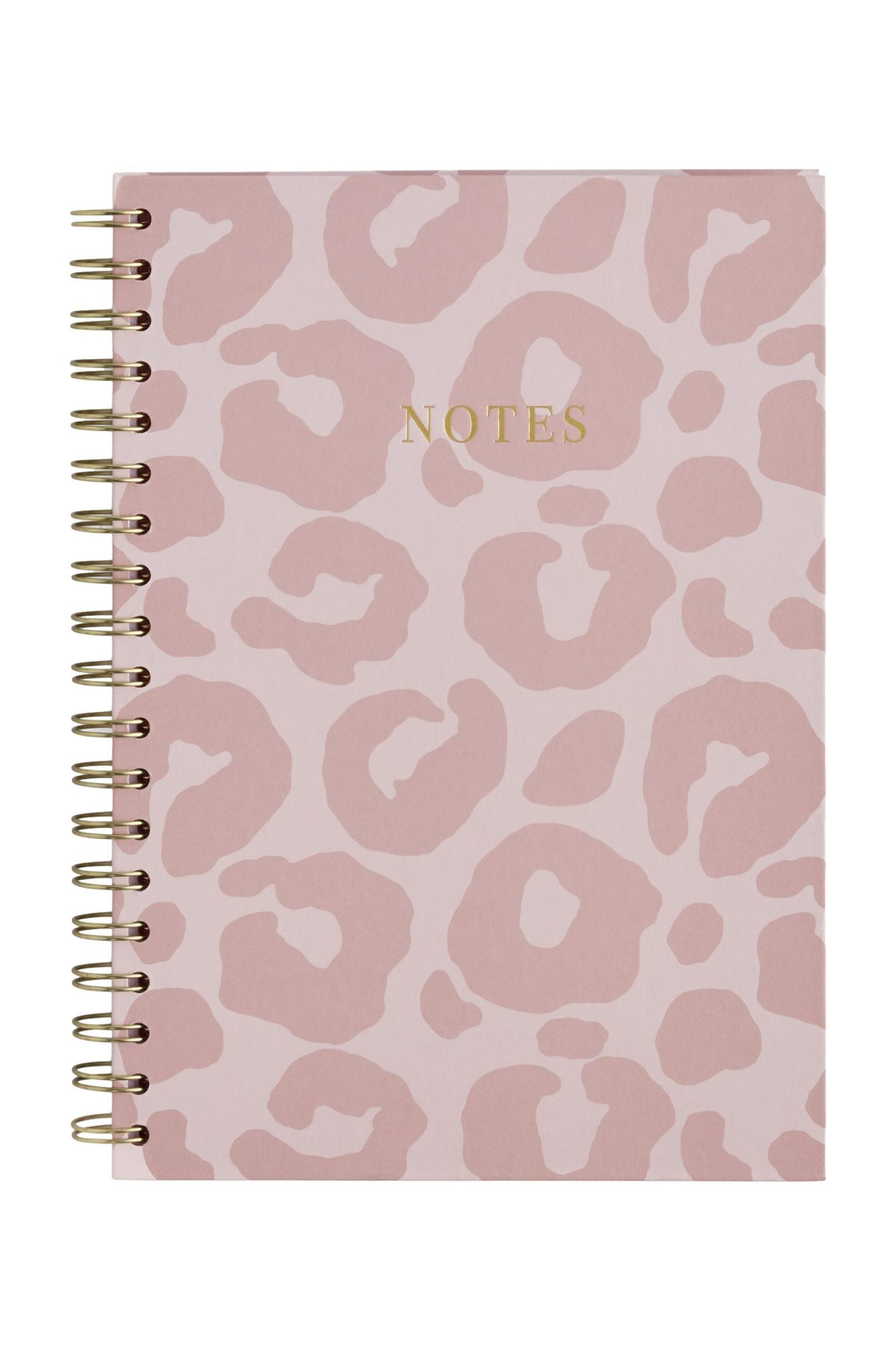 Next Notizbuch B5 liniertes Notizbuch, Leoparden-Print