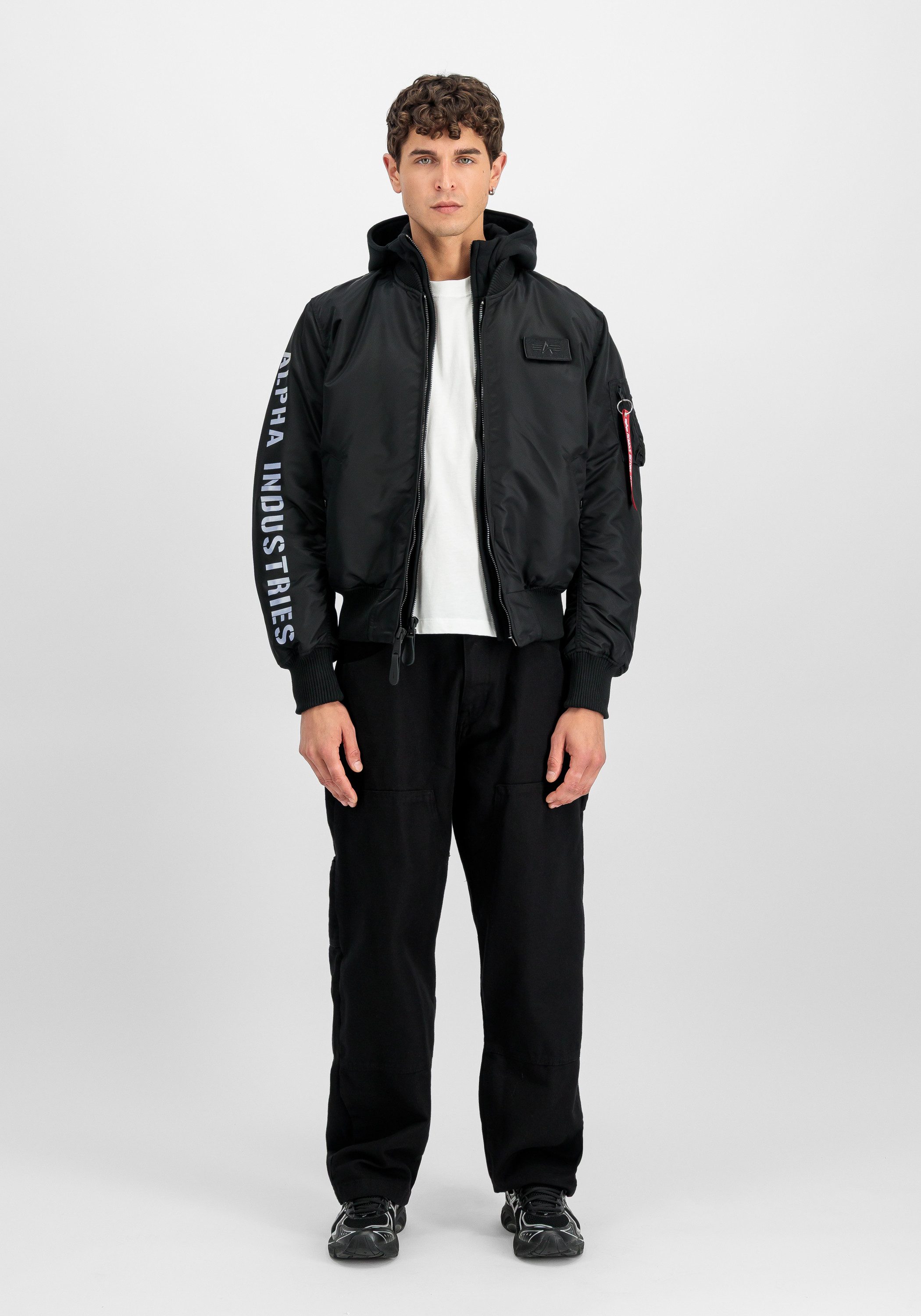 Alpha Industries Bomberjacke MA-1 D-Tec Sleeve Embroidery