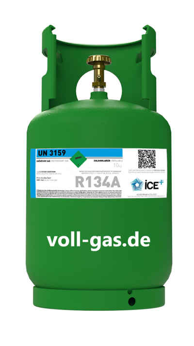 voll-gas Kältemittel R134A, Leerflasche ohne Füllung, EU-Eigentumsflasche Leer