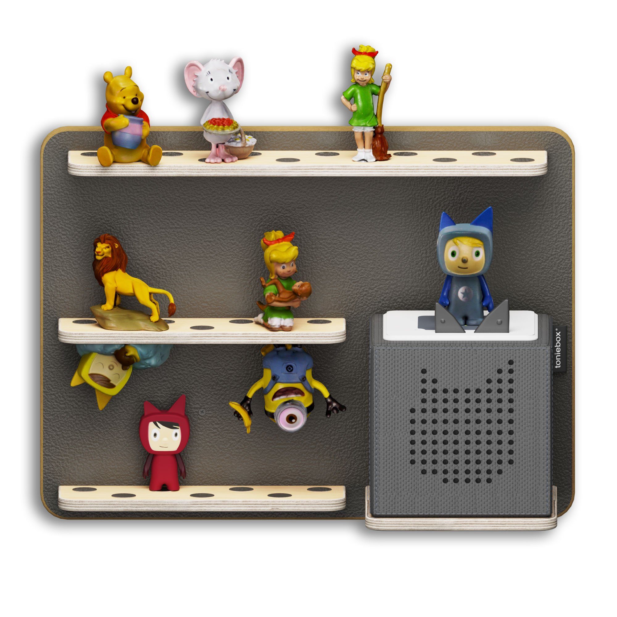 Holzura Kinderregal Regal für Toniebox, Aufbewahrung für Toniefiguren günstig online kaufen