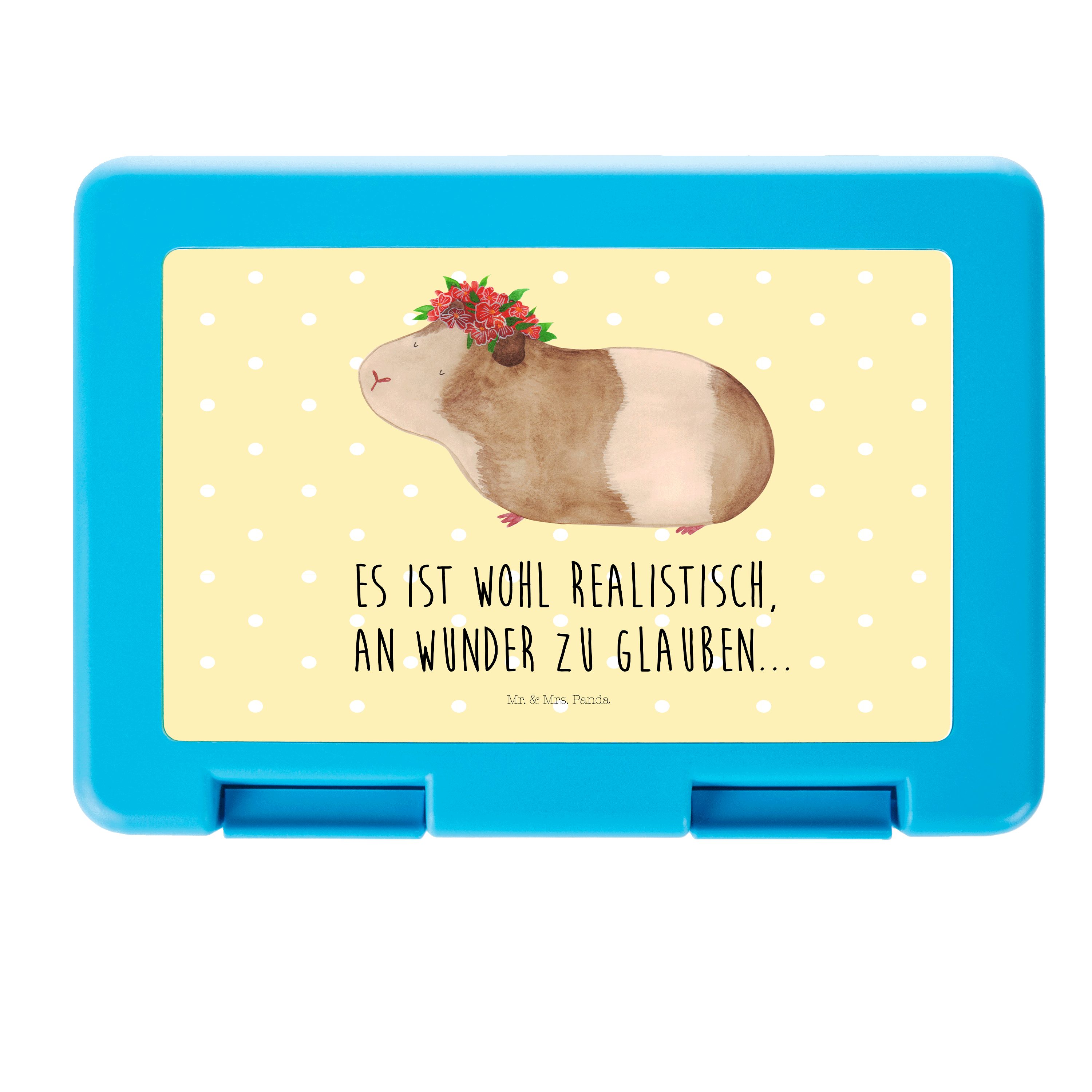 Mr. & Mrs. Panda Butterdose Meerschweinchen weise Gelb Pastell