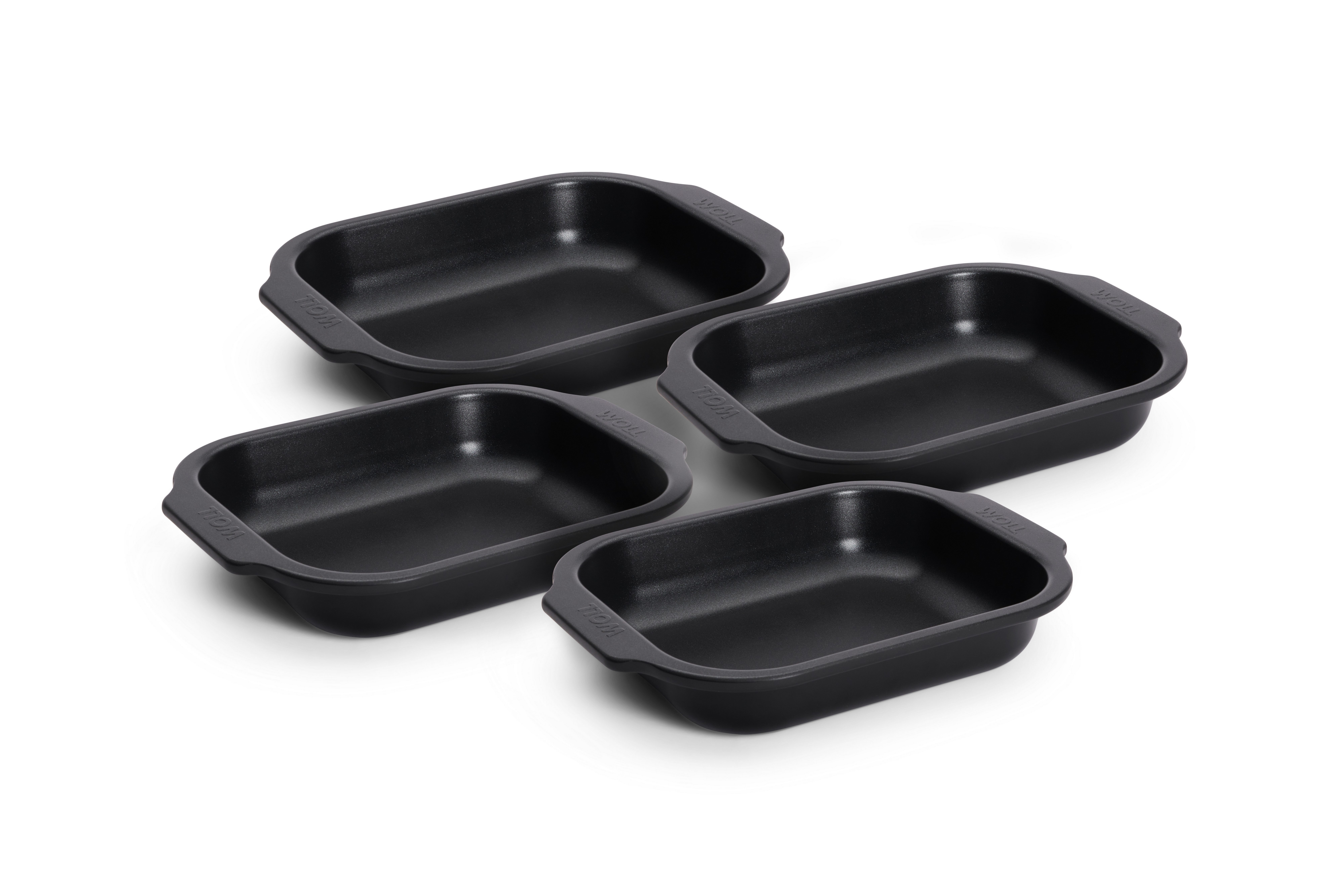 WOLL Auflaufform Roast it!, Aluminium, (4-St), Antihaftbeschichtet