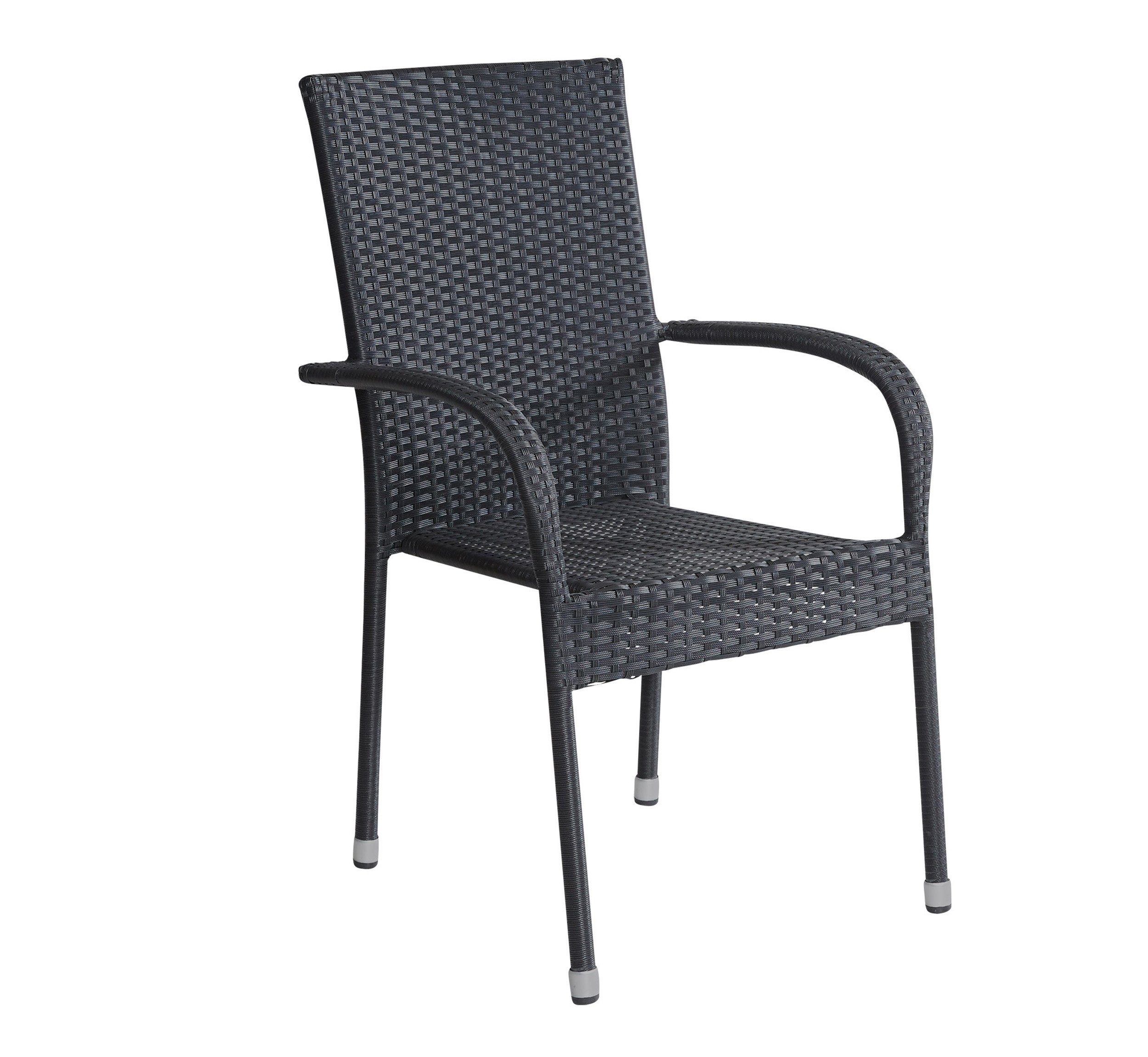 LC Garden Stapelstuhl Lübeck Stapelstuhl schwarz günstig online kaufen
