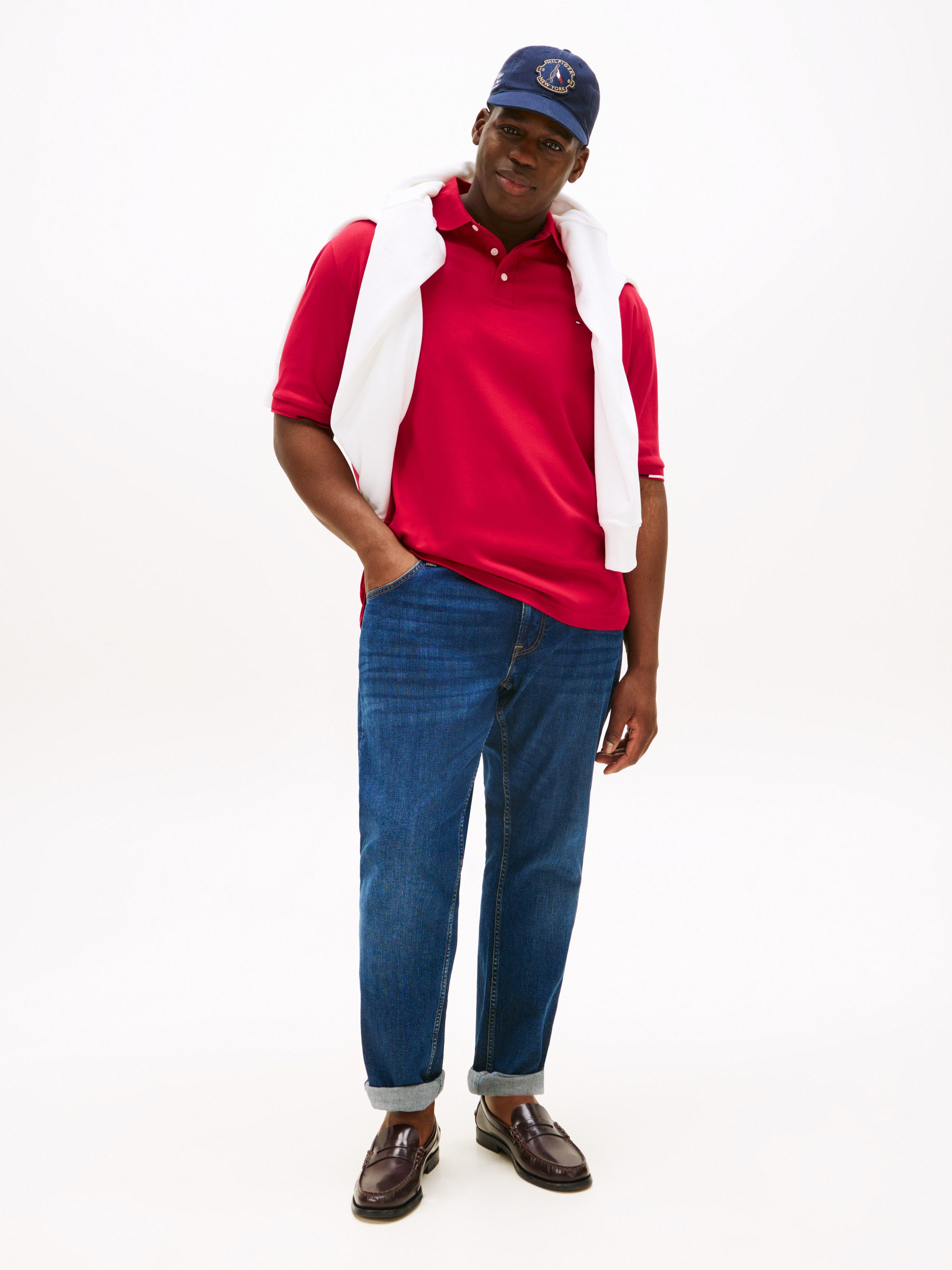 Tommy Hilfiger Big & Tall Poloshirt BT-INTERLOCK FLAGCUFF SLIM FIT-B Große günstig online kaufen