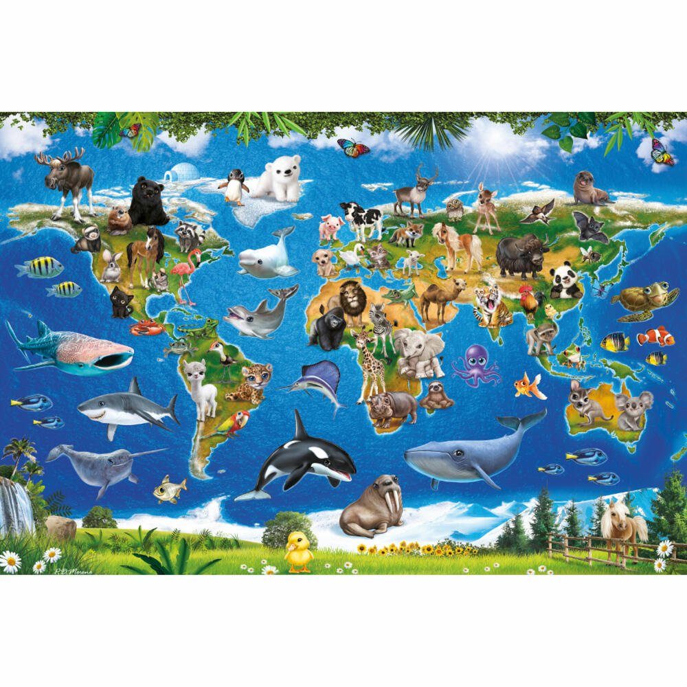 Tierwelt, Puzzleteile Schmidt Lococo 150 Puzzle Spiele