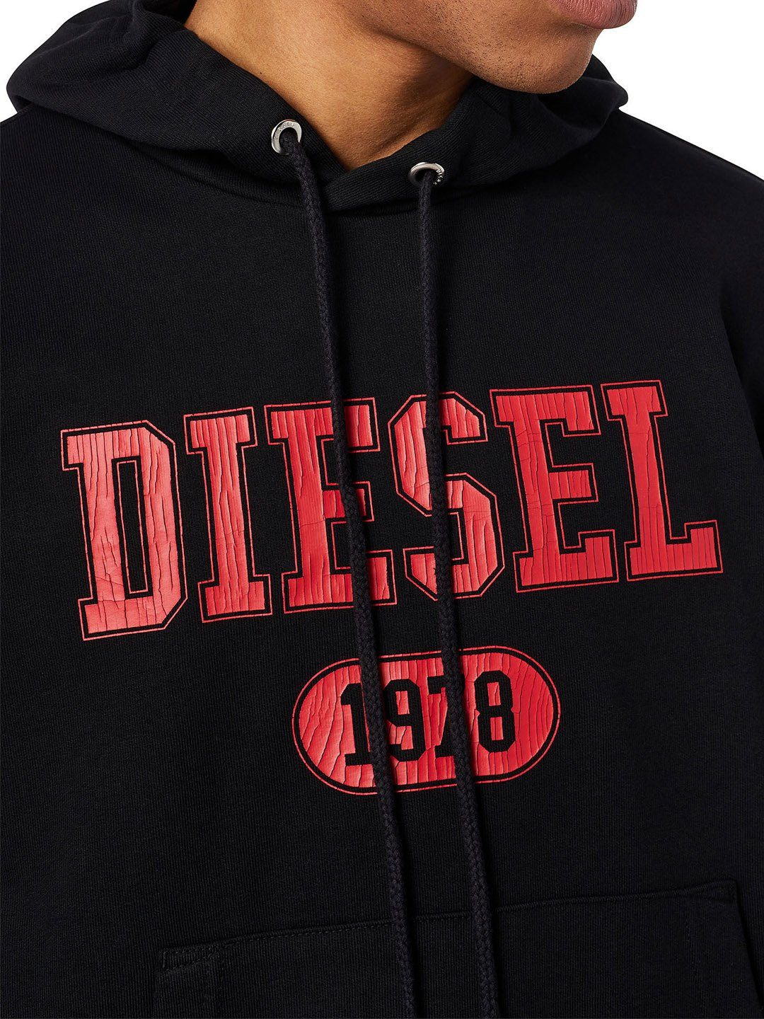 Diesel Kapuzensweatshirt Regular Fit Hoodie - S-GINN-HOOD-K25 - Gr. L