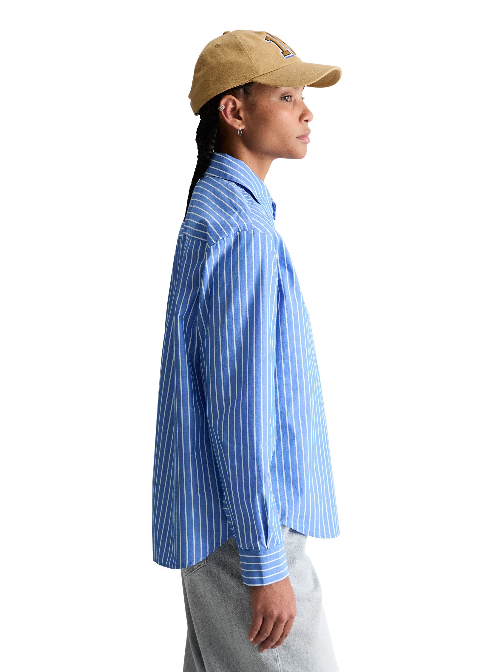 Marc O'Polo DENIM Langarmbluse aus Papertouch-Popeline günstig online kaufen