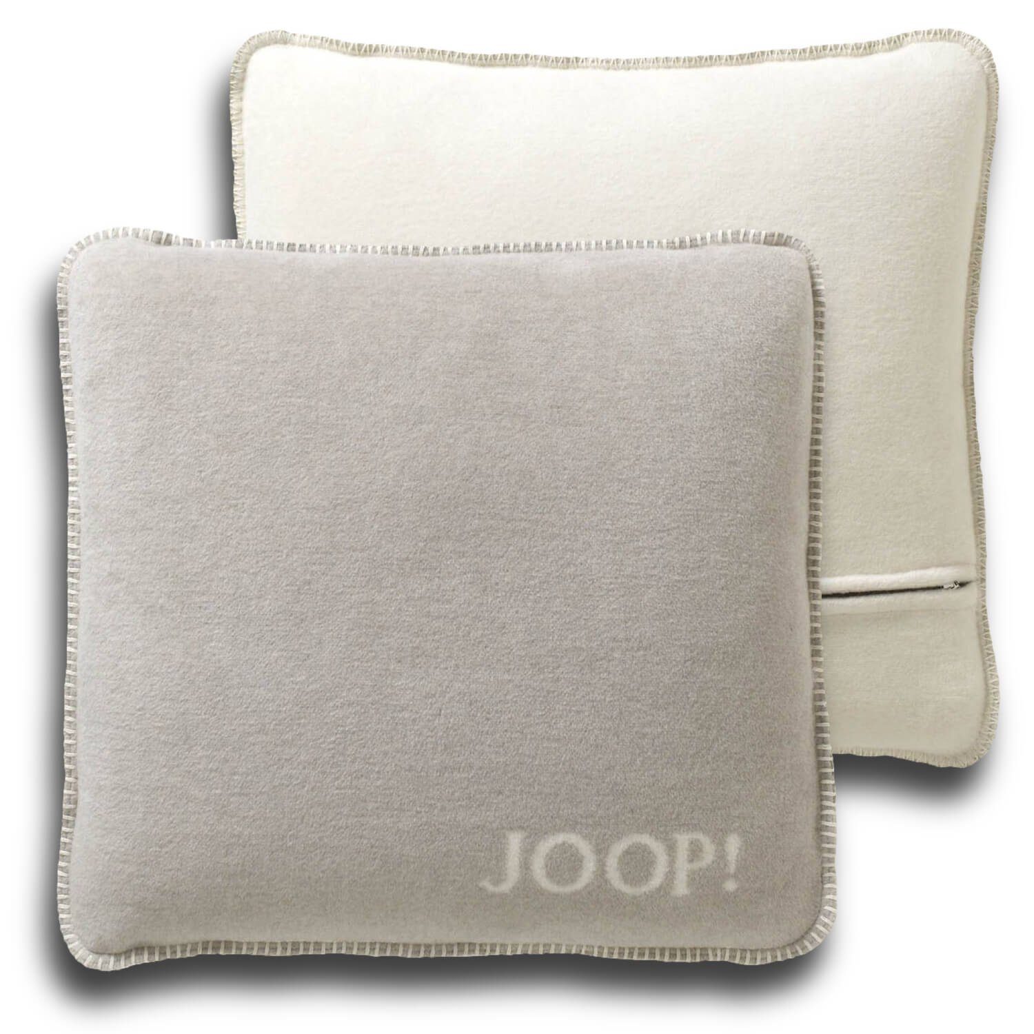 JOOP! Dekokissen Kissenhülle UNI Doubleface 50x50 günstig online kaufen