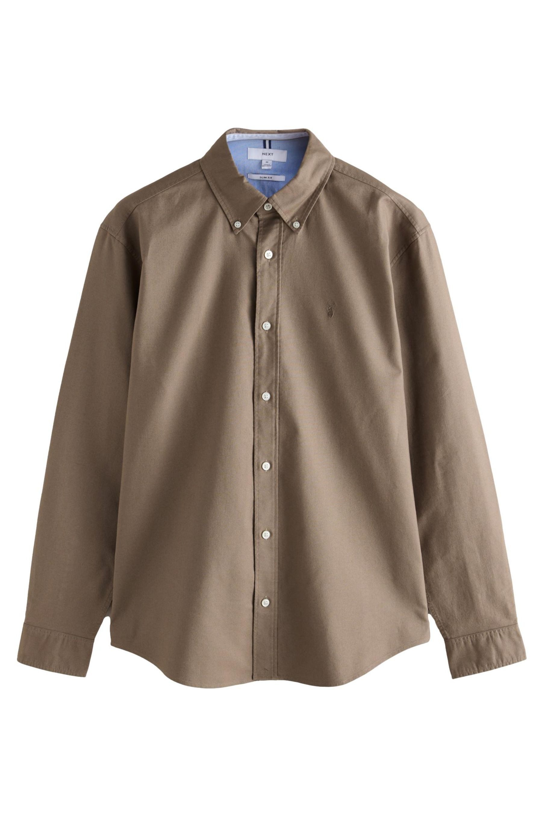 Langarmhemd Slim Fit Oxford-Langarmhemd