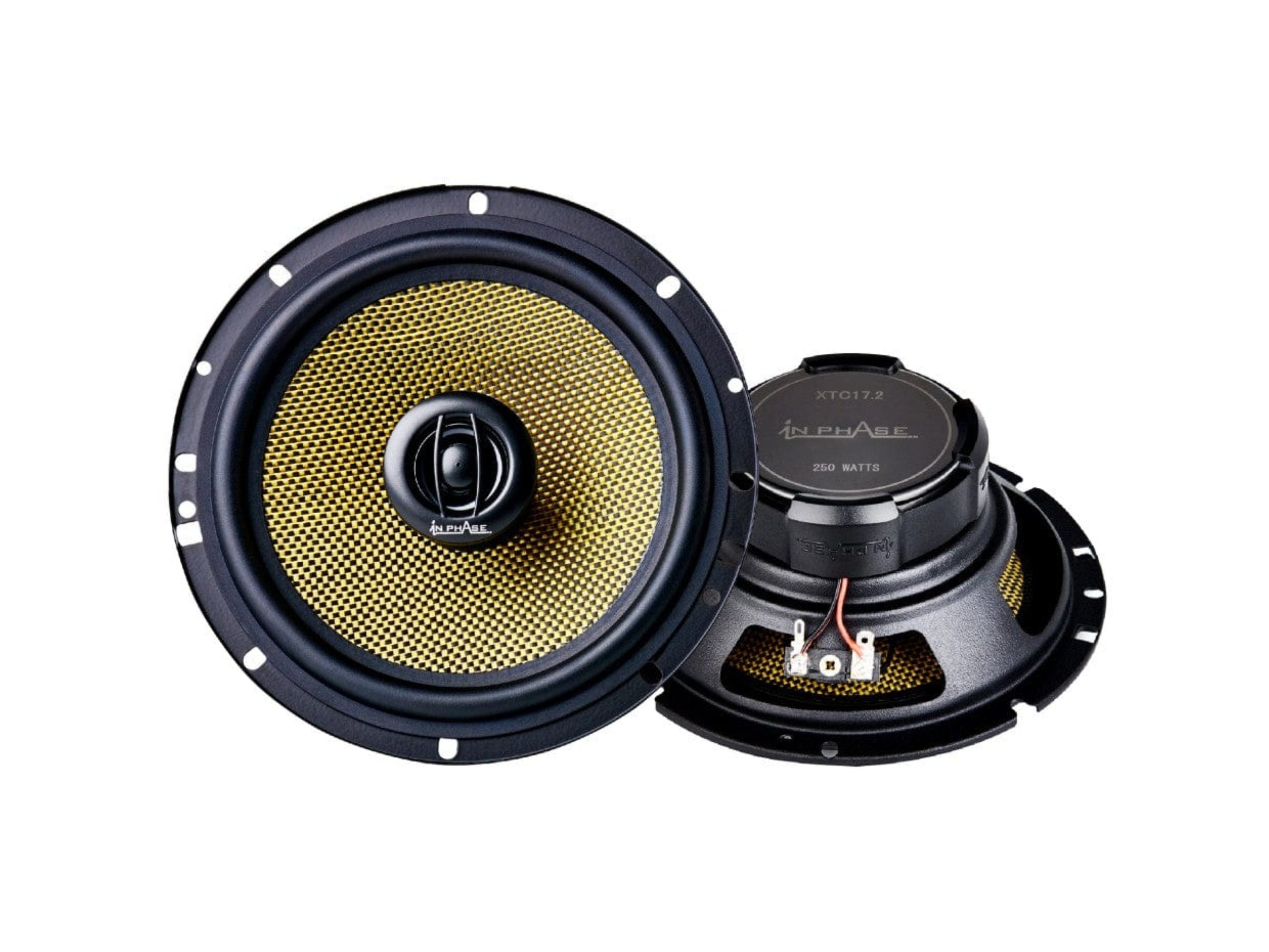 In Phase XTC17.2 250W 17cm 2-Wege Koax Auto Lautsprecher drehbare Hochtöner Auto-Lautsprecher