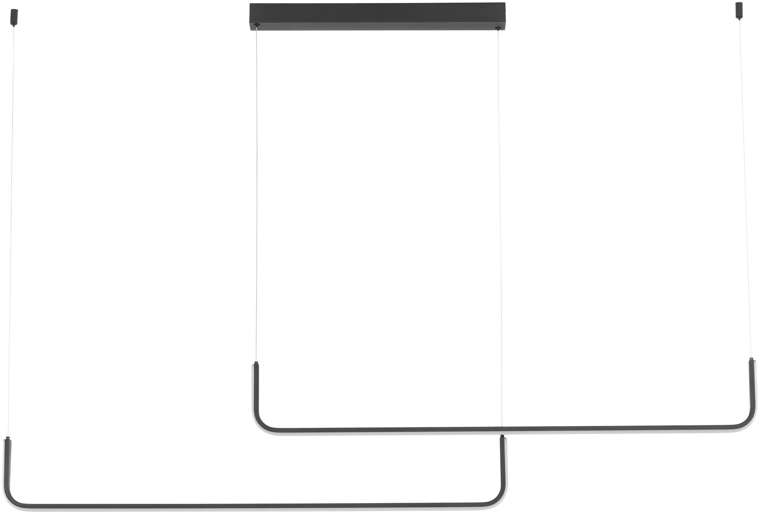 Nova Luce Pendelleuchte STRITA, LED fest integriert, Warmweiß