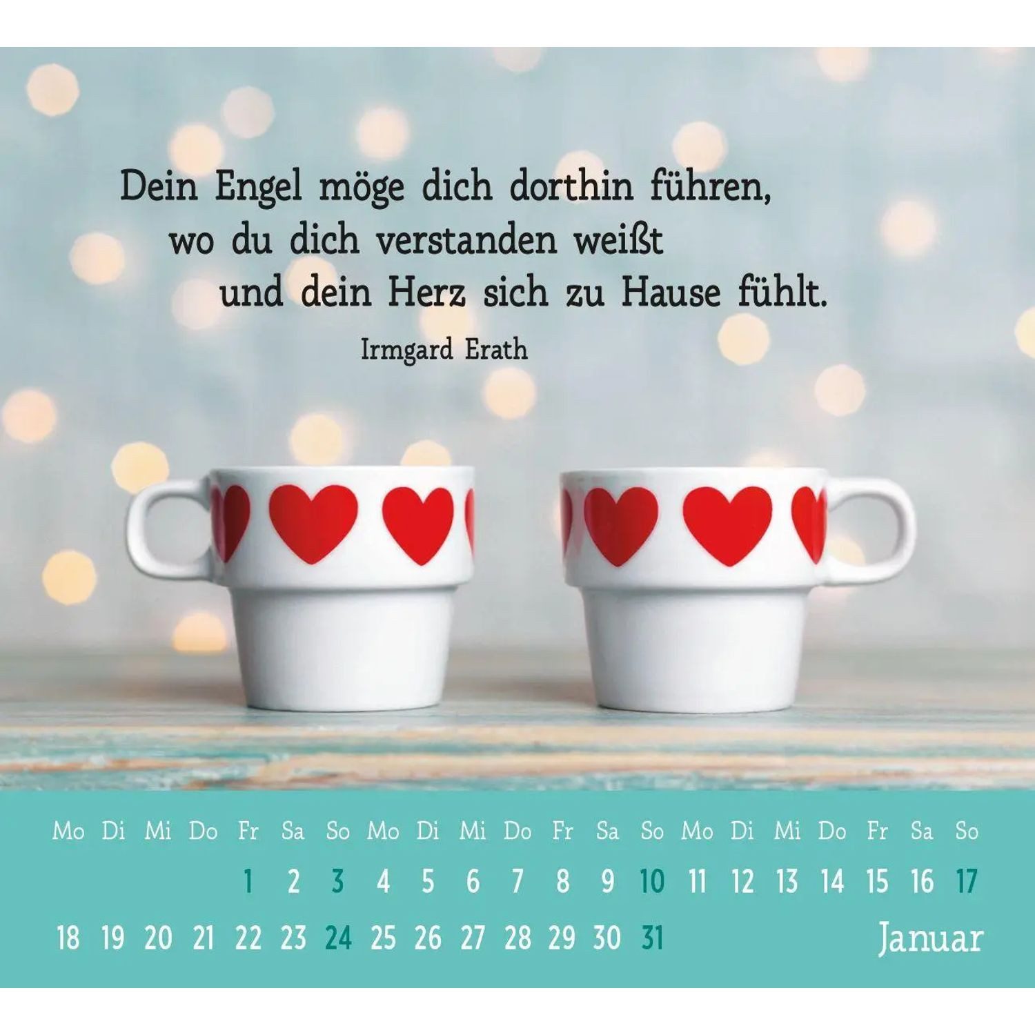 groh Verlag Monatskalender Mini-Kalender 2027: Der kleine Schutzengelkalender