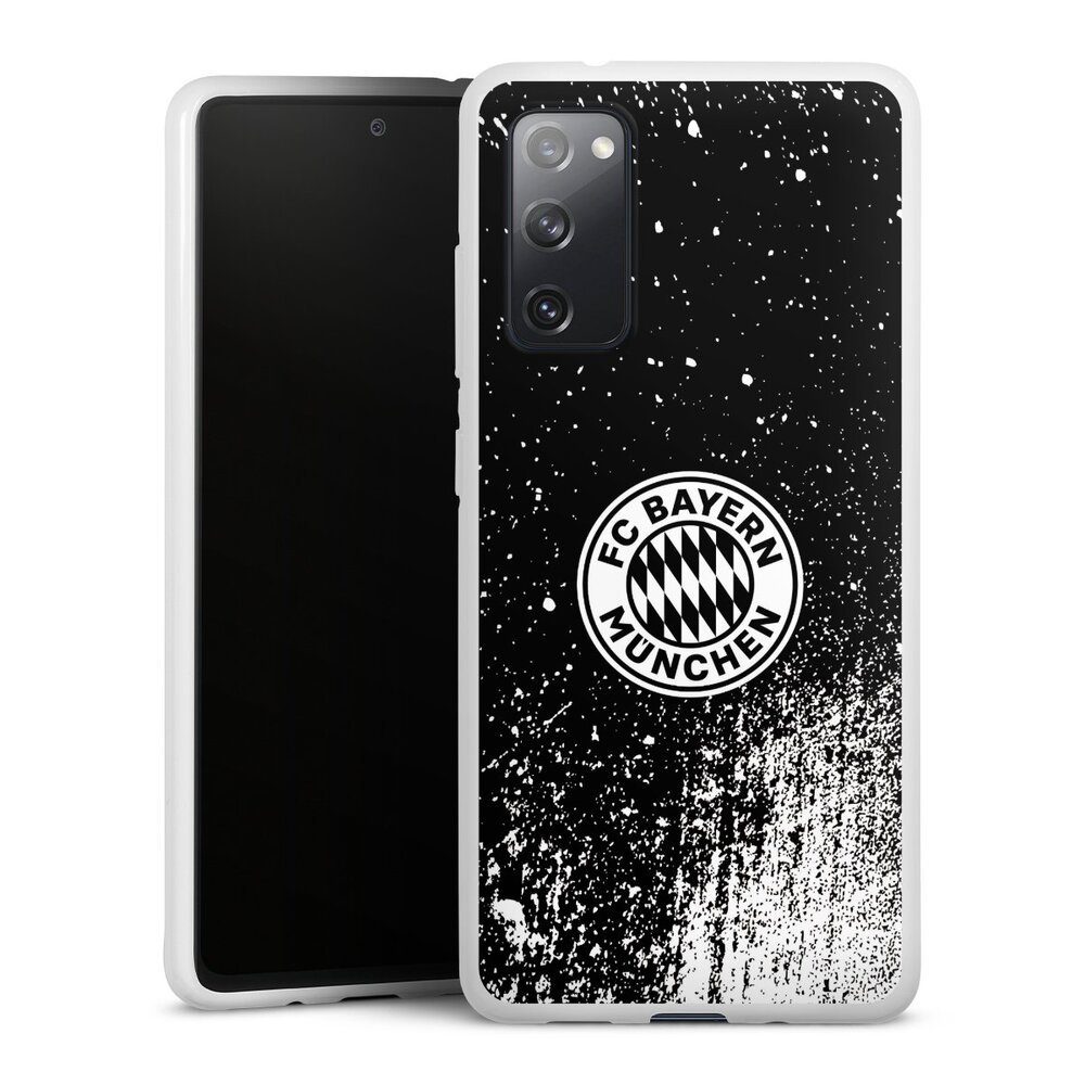 Handyhülle FC Bayern München Offizielles Lizenzprodukt FCB Splatter Schwarz - FCB