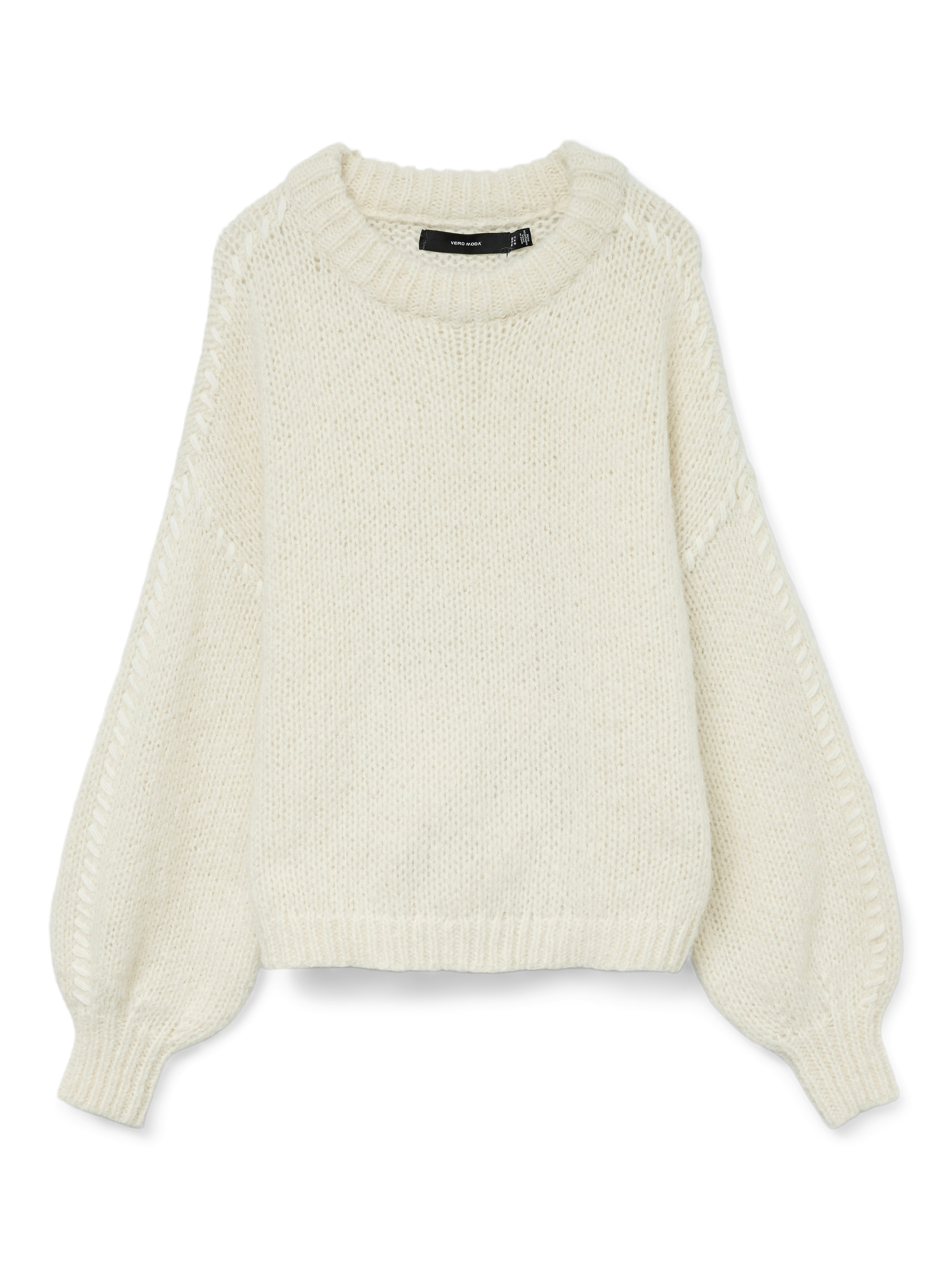 Vero Moda Rundhalspullover VMFENG LS O-NECK PULLOVER GA BOO