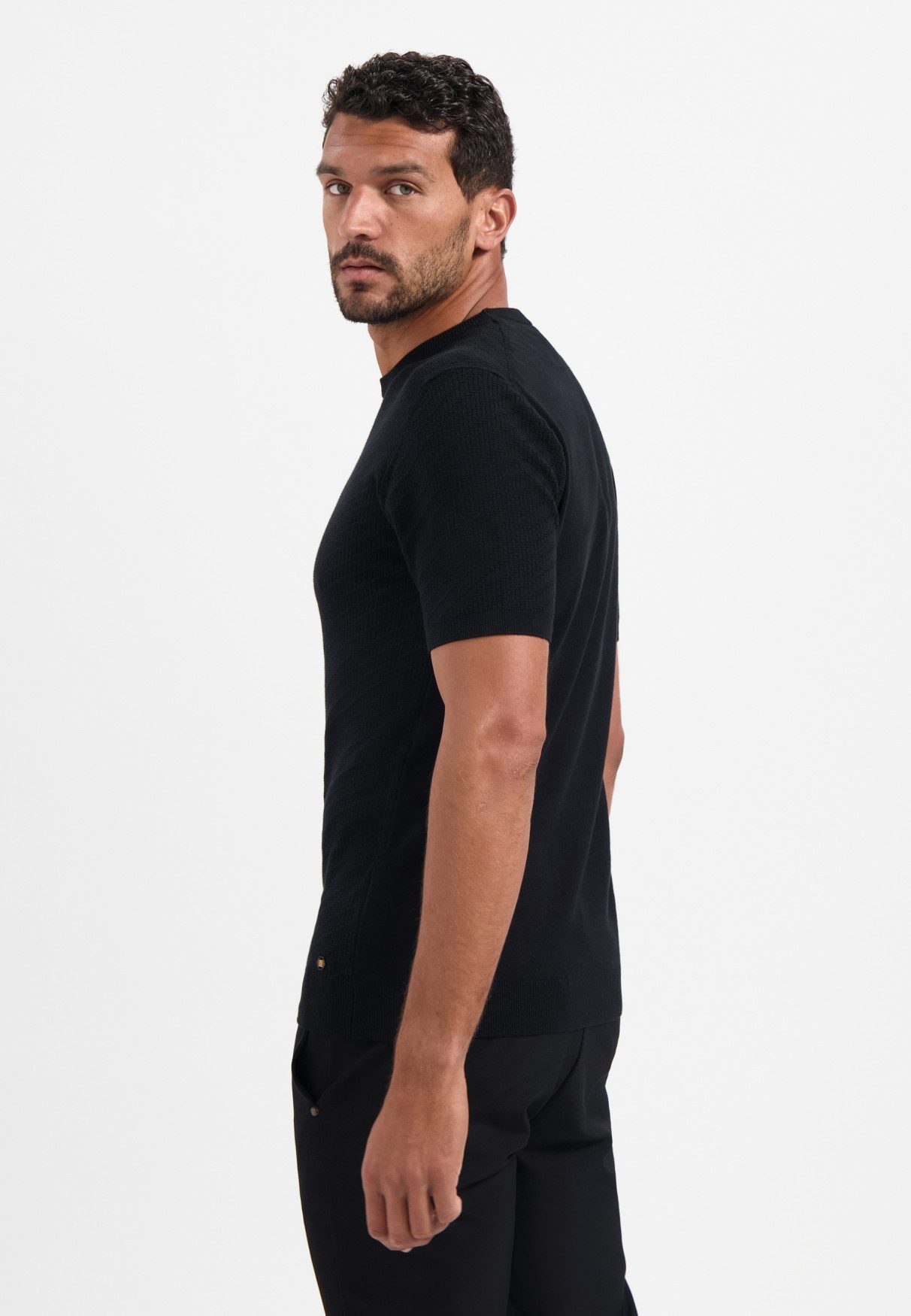 NO EXCESS T-Shirt No Excess Gestricktes günstig online kaufen