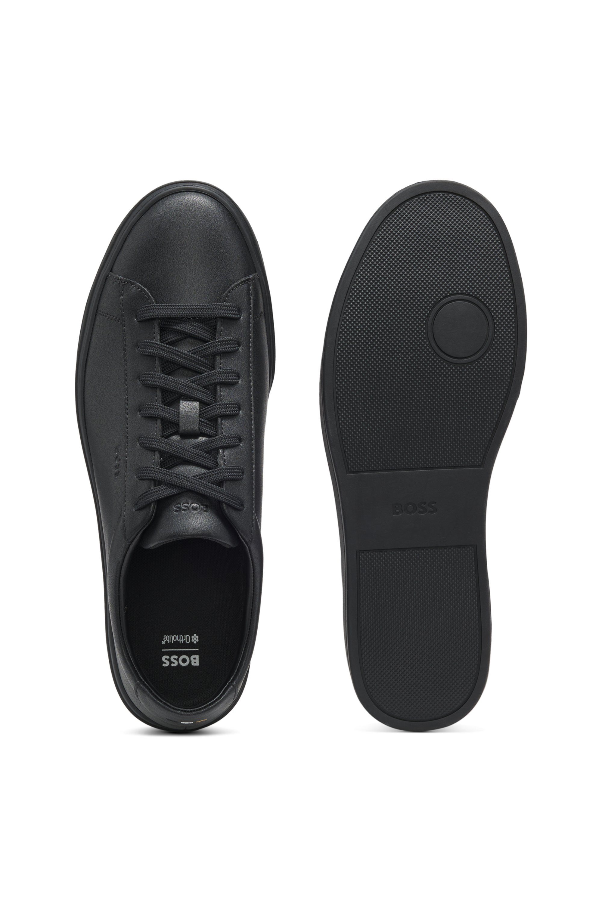 BOSS Kieran Sneaker Freizeitschuh, Halbschuh, Schnürer in monochromer Optik günstig online kaufen