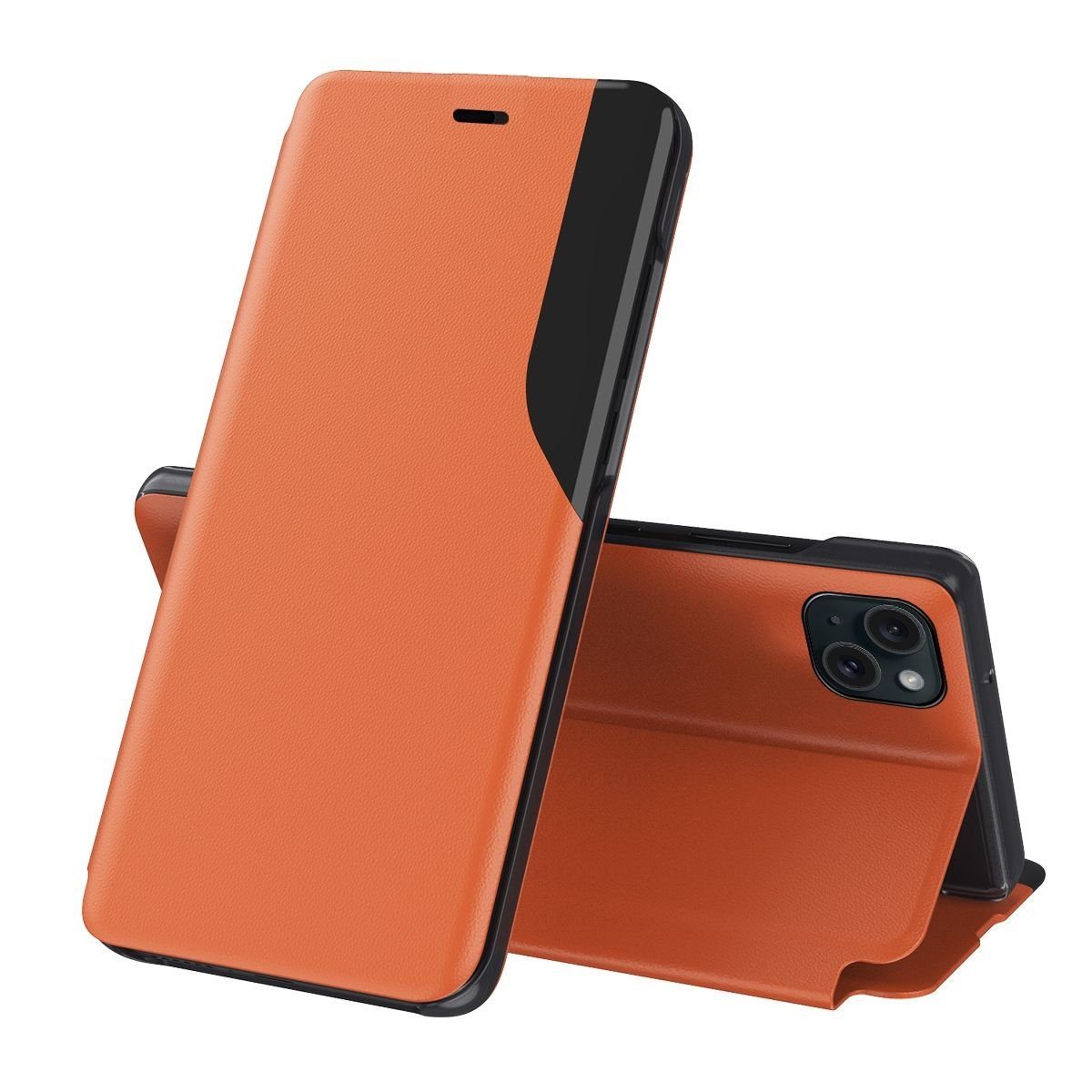 König Design Handyhülle Apple iPhone 15 Pro, Schutzhülle Schutztasche Case Cover Etuis Wallet Klapptasche Bookstyle