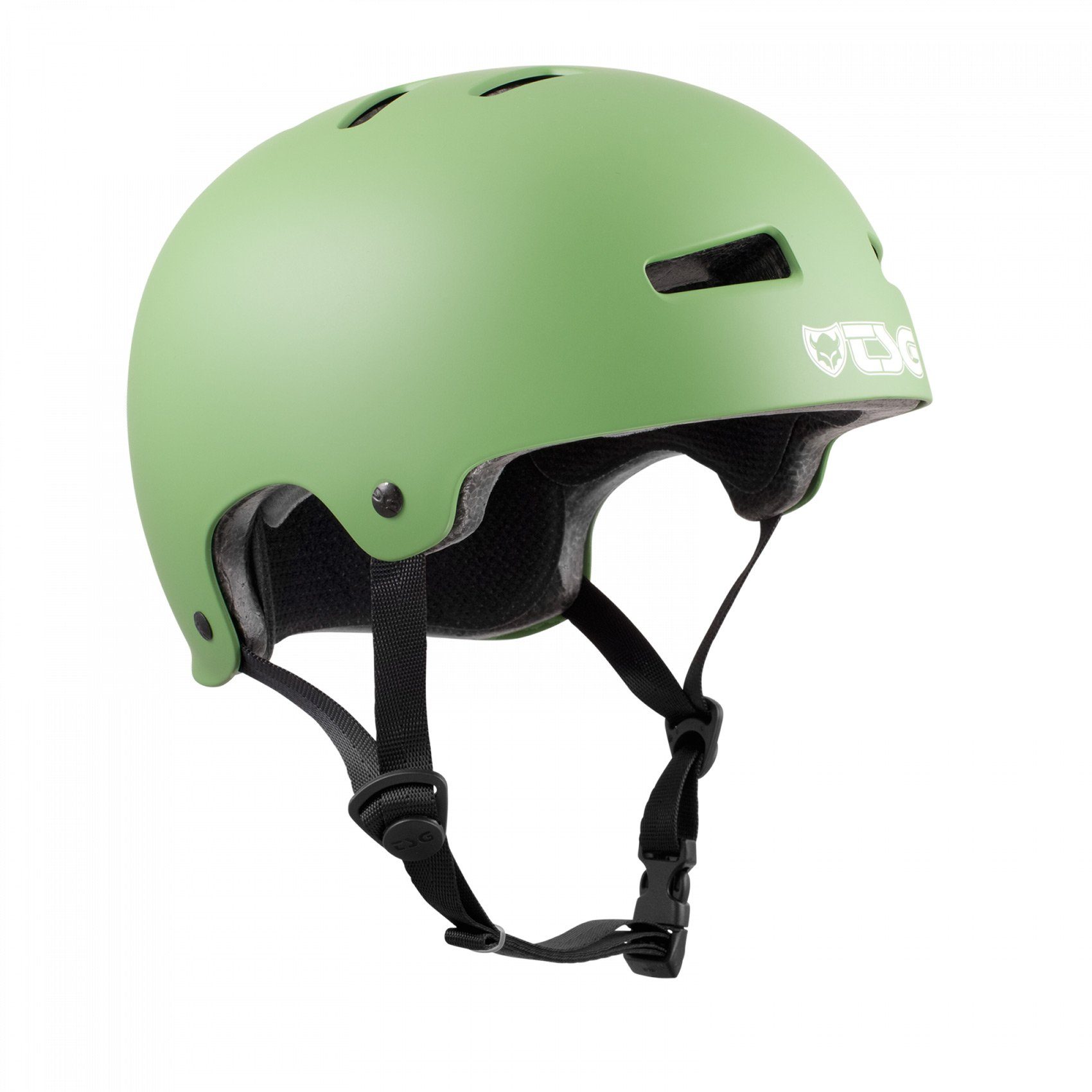 TSG Fahrradhelm Evolution Solid Color - satin fatigue green, Skate- & Fahrradhelm