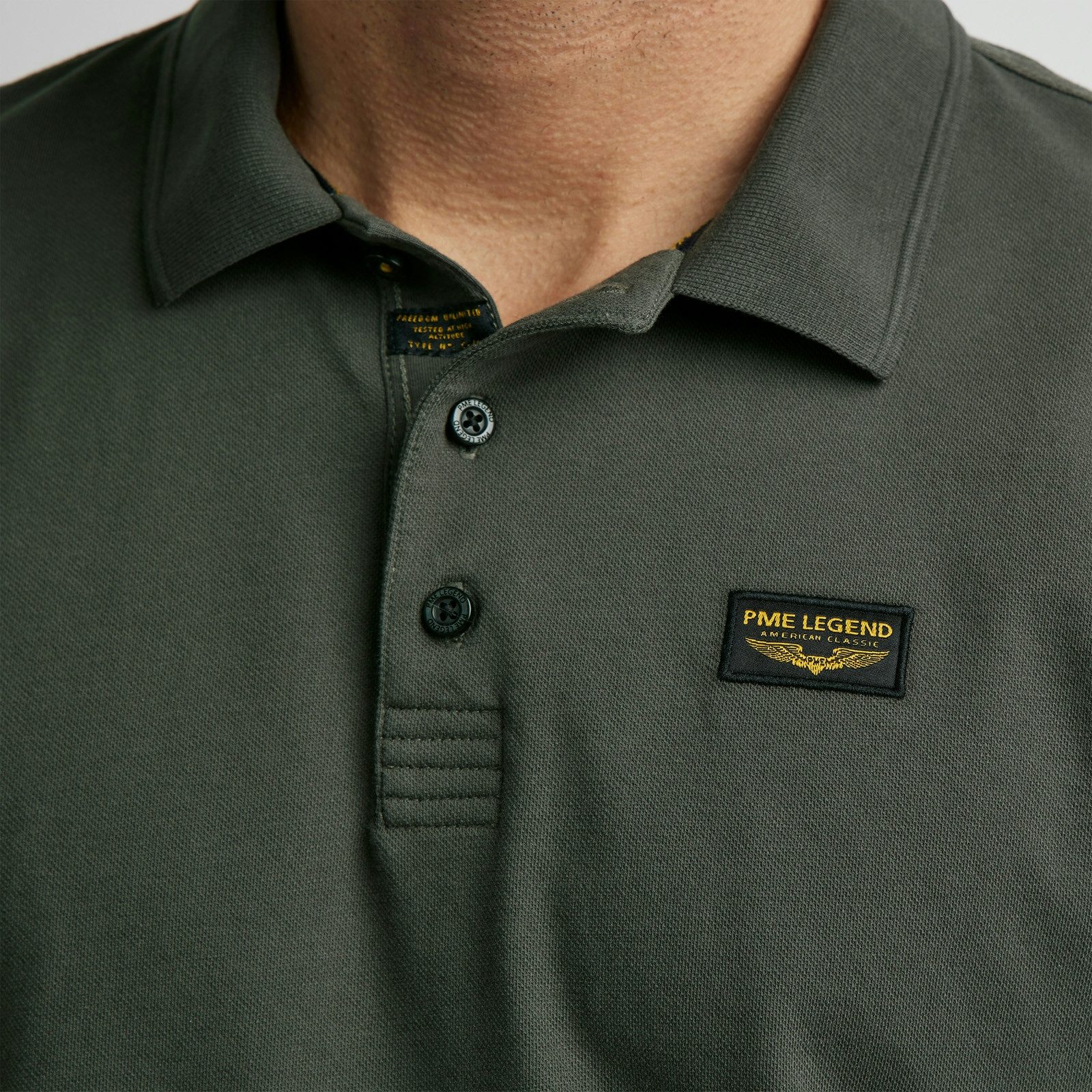 PME LEGEND Poloshirt mit Logostickerei
