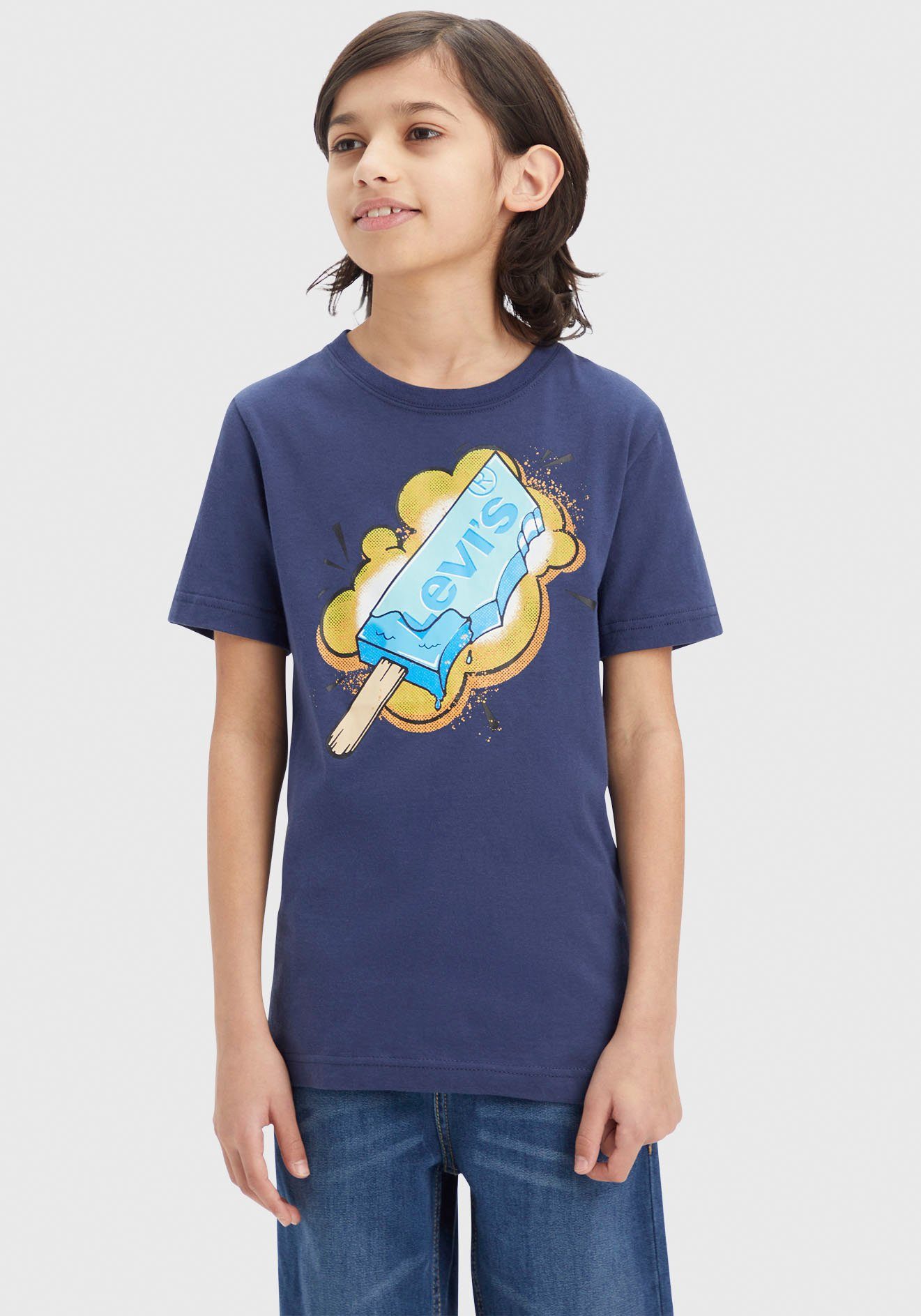 [Eröffnungspreis für alle Produkte] Levi's® Kids T-Shirt LVB TEE NAVAL ACADEMY POPSICLE BOYS for